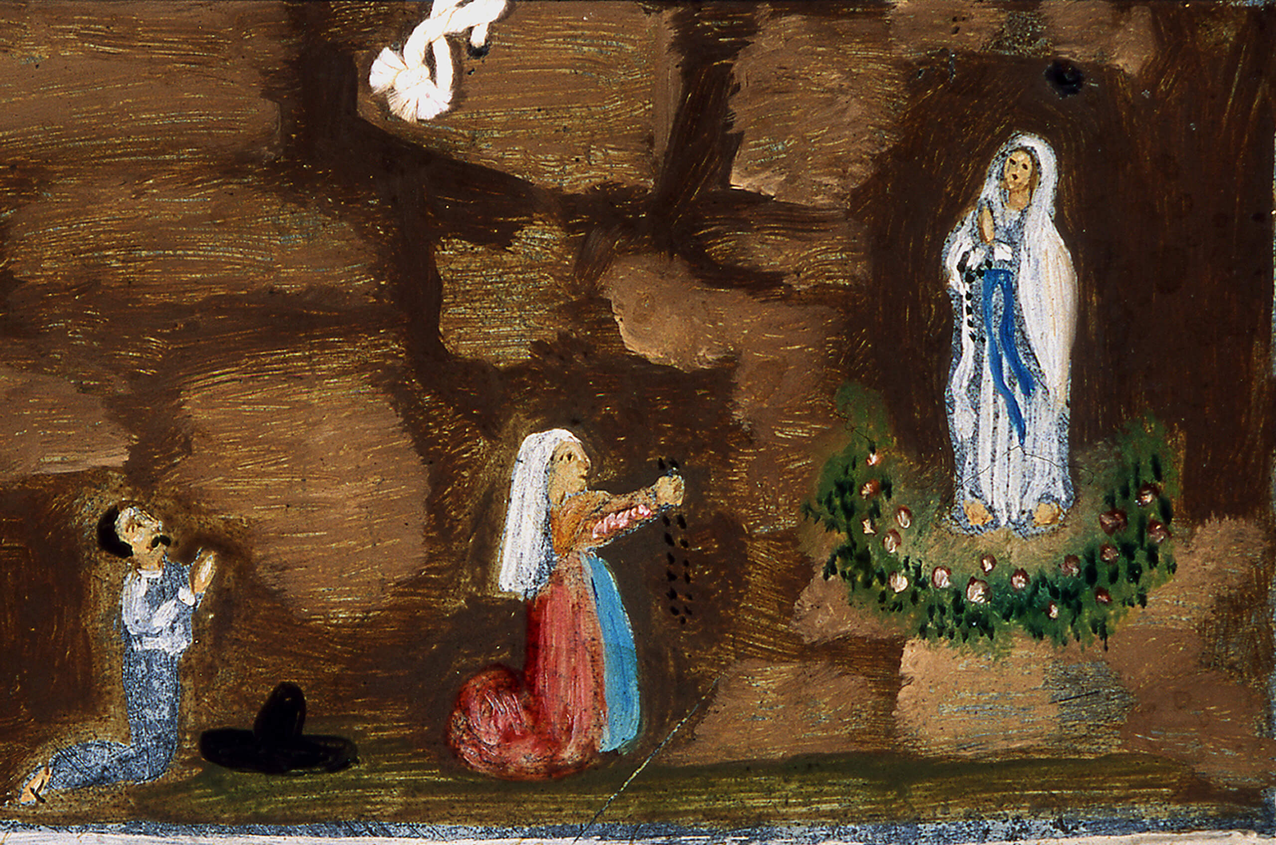 Retablo a Nuestra Señora de Lourdes | Salas de Arte Virreinal y Siglo XIX | Museo Amparo, Puebla