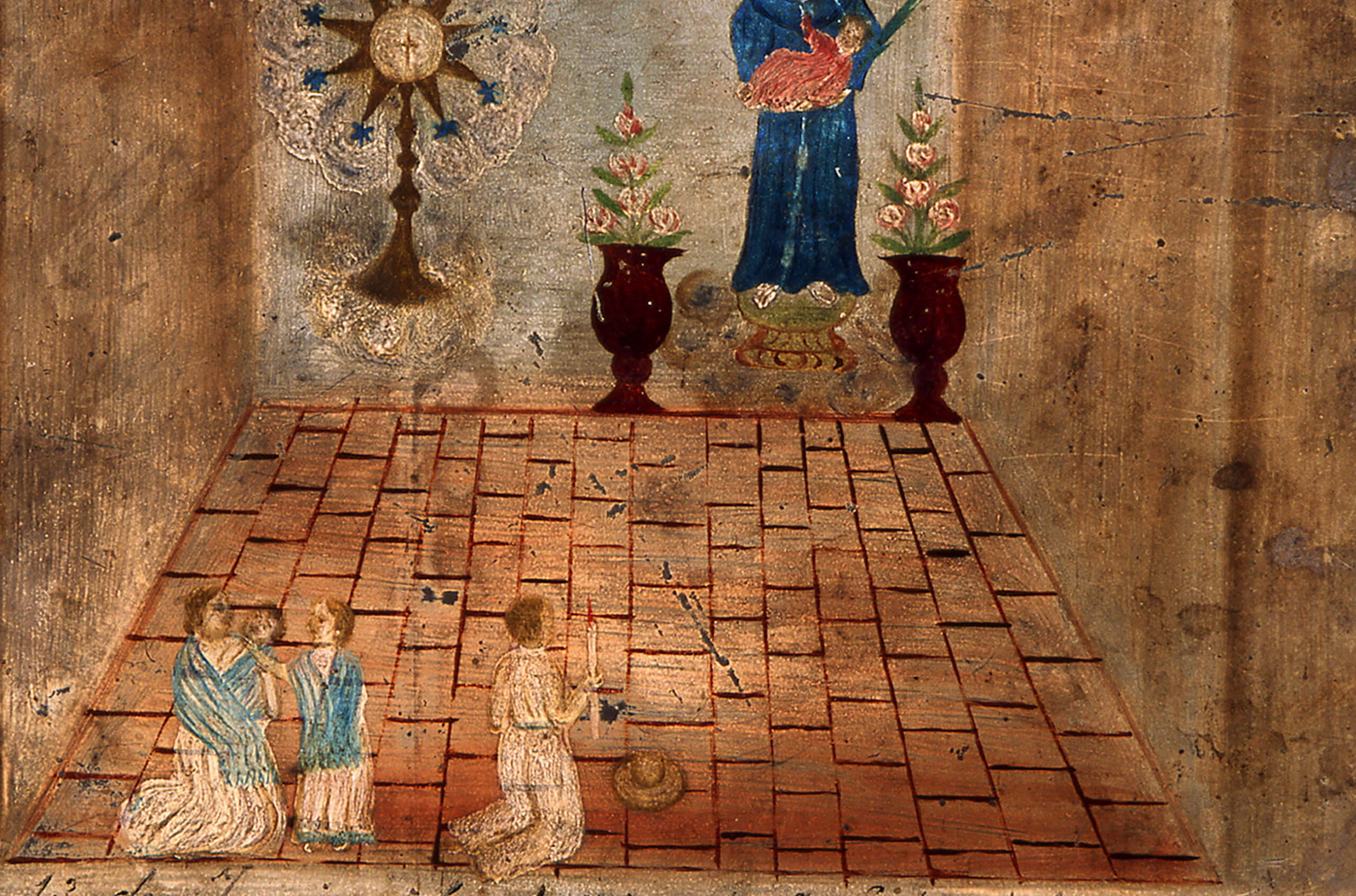 Retablo a San Antonio de Padua | Salas de Arte Virreinal y Siglo XIX | Museo Amparo, Puebla