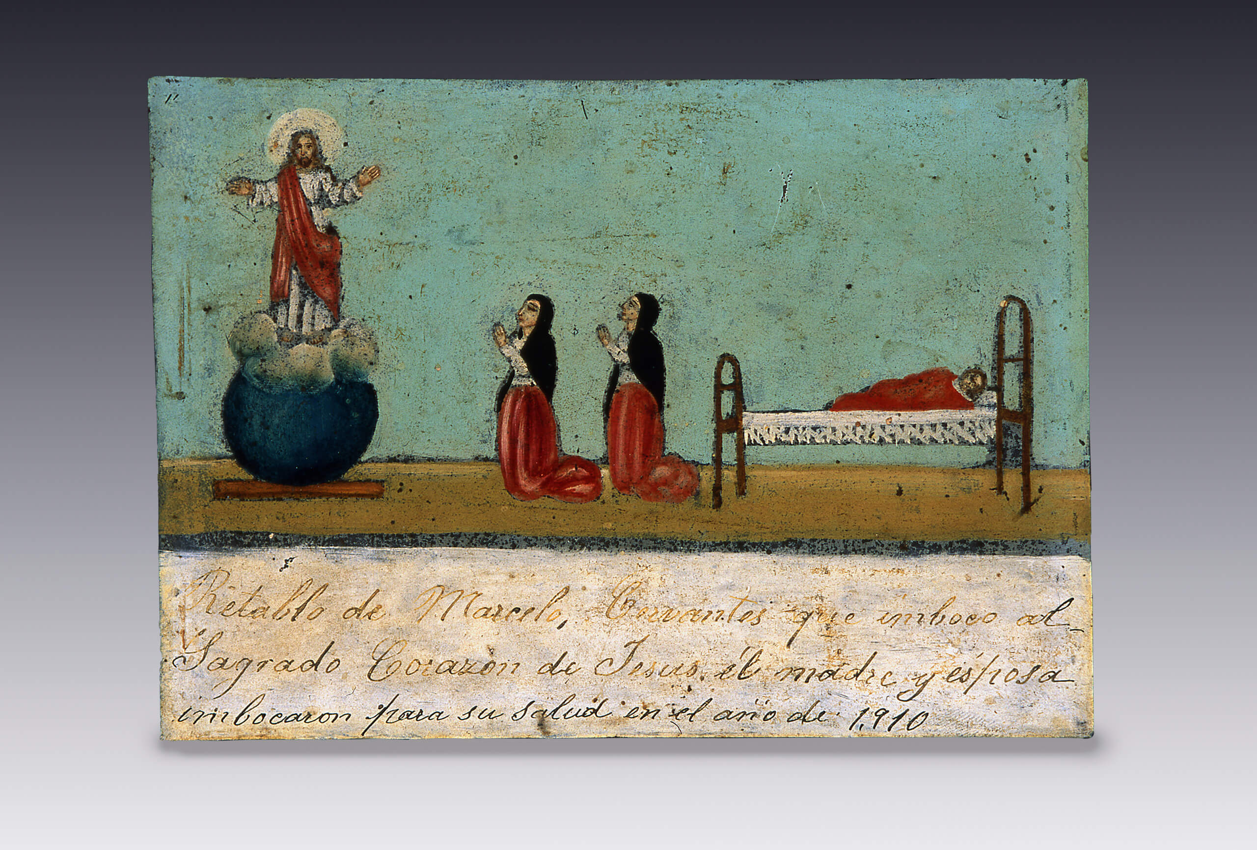 Retablo al Sagrado Corazón de Jesús | Salas de Arte Virreinal y Siglo XIX | Museo Amparo, Puebla