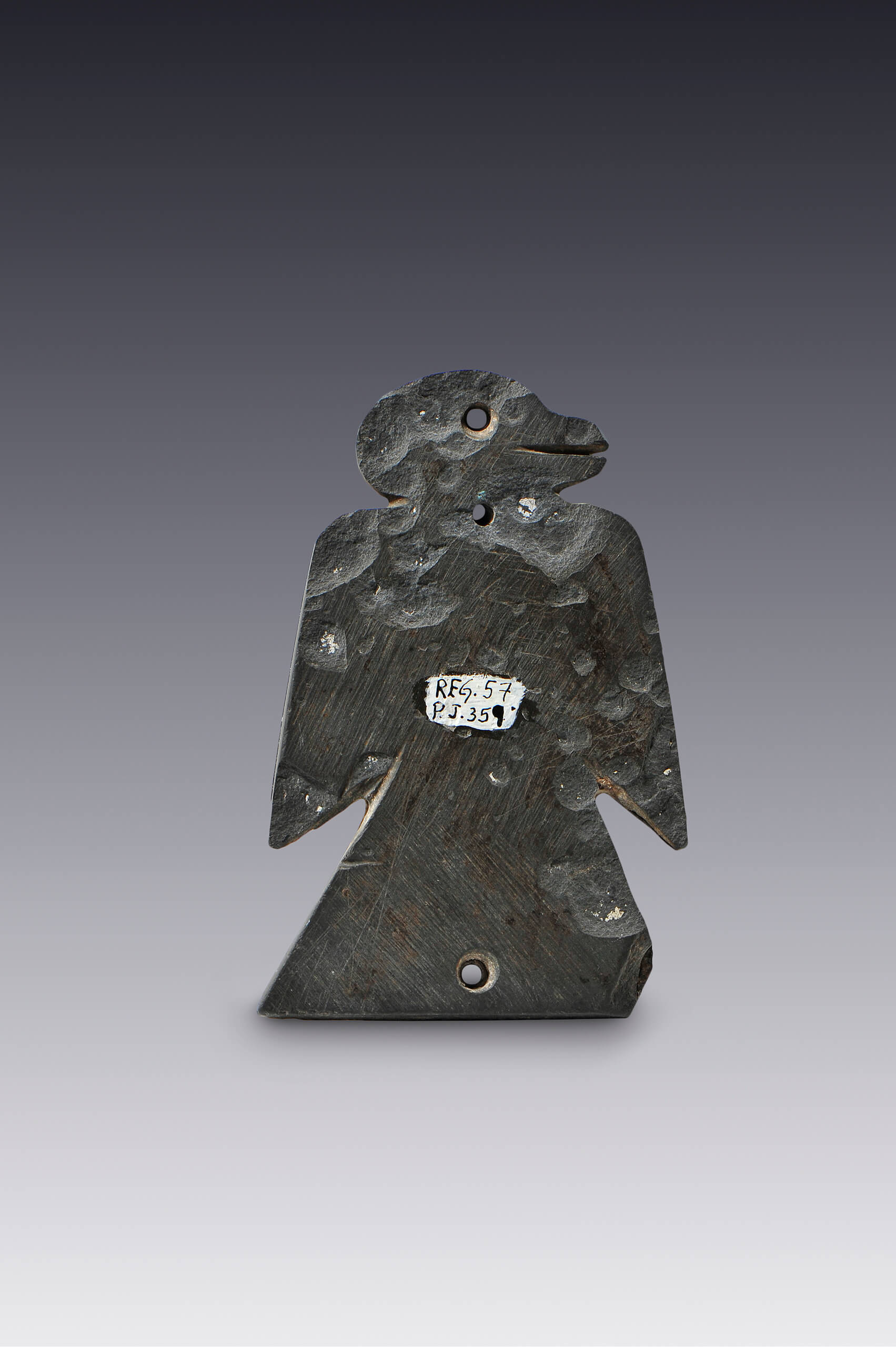 Pendiente aviforme | El México antiguo. Salas de Arte Prehispánico | Museo Amparo, Puebla