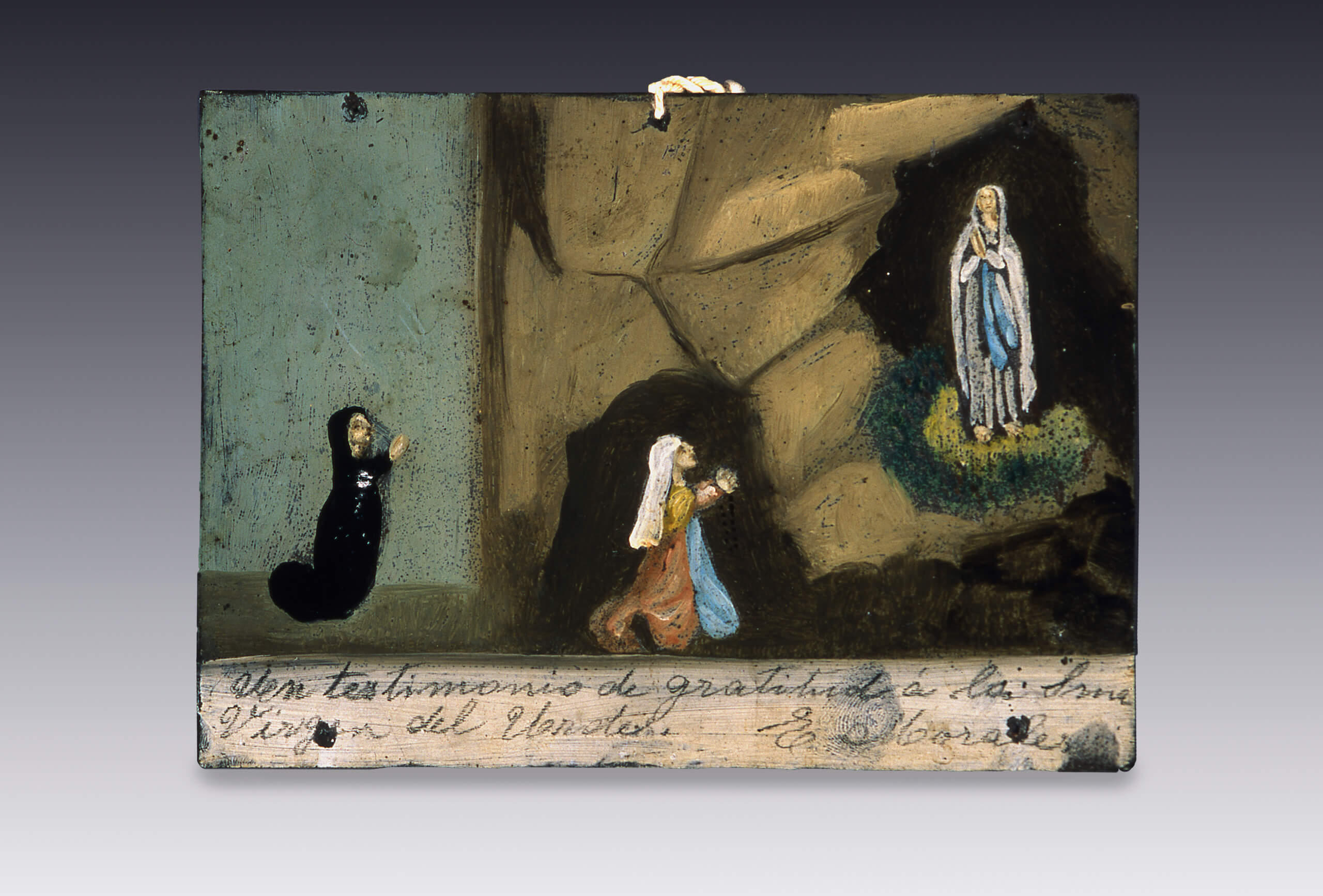 Retablo a la Virgen de Lourdes | Salas de Arte Virreinal y Siglo XIX | Museo Amparo, Puebla