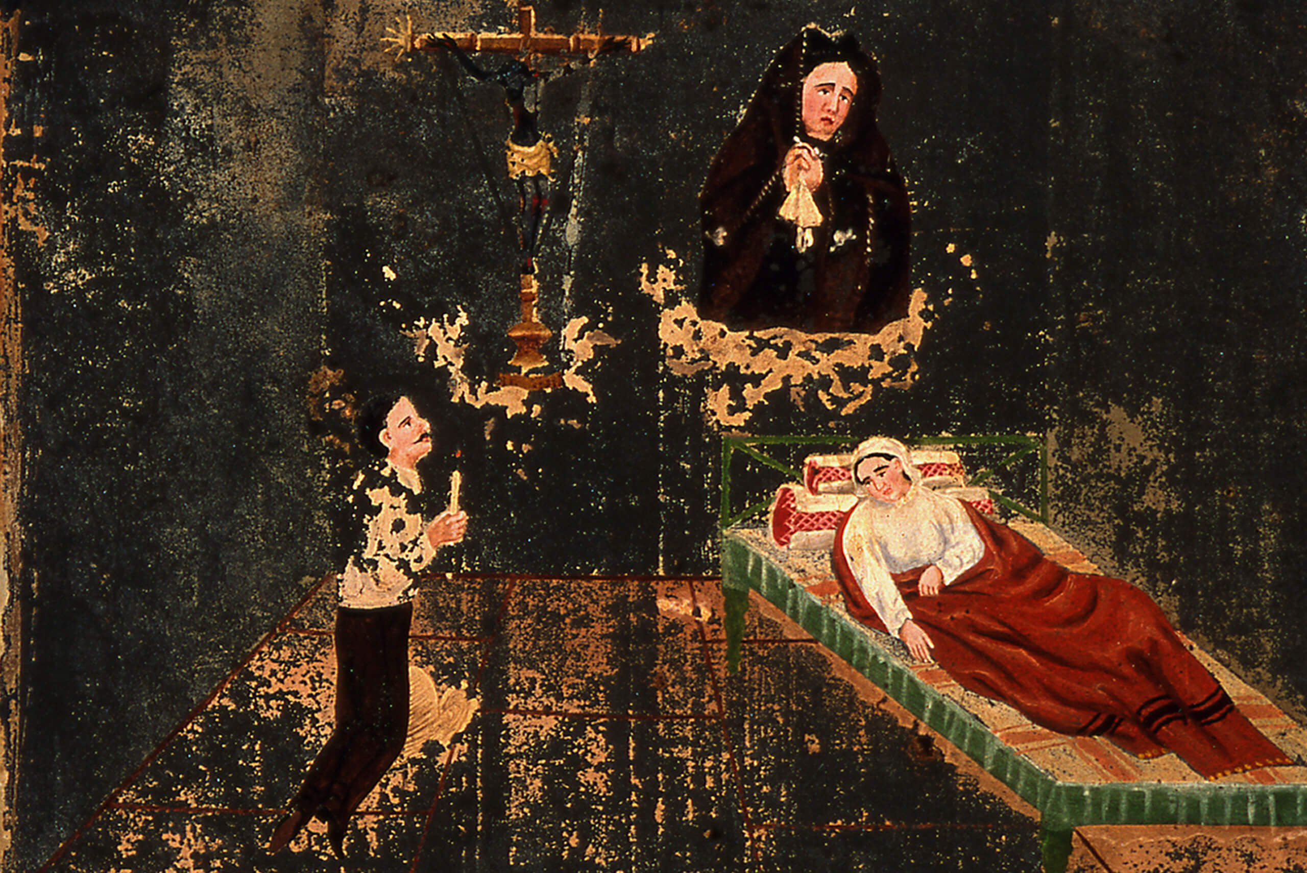 Retablo al Señor del Hospital y la Virgen del Consuelo | Salas de Arte Virreinal y Siglo XIX | Museo Amparo, Puebla