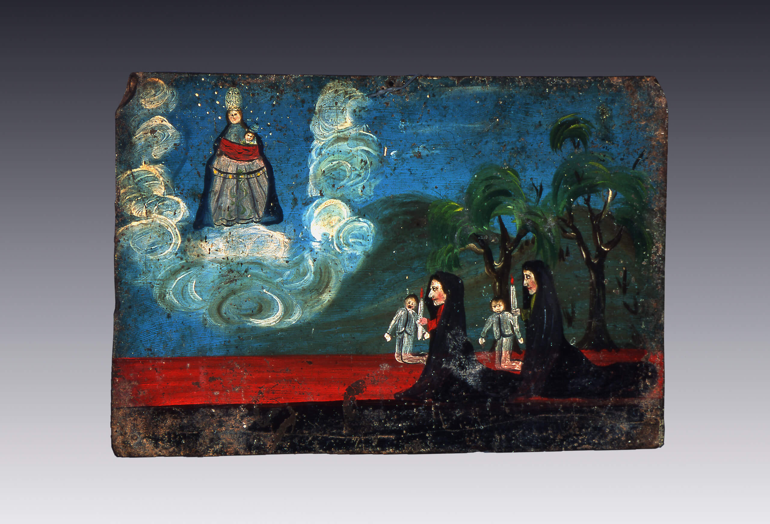 Retablo a la Virgen del Refugio | Salas de Arte Virreinal y Siglo XIX | Museo Amparo, Puebla