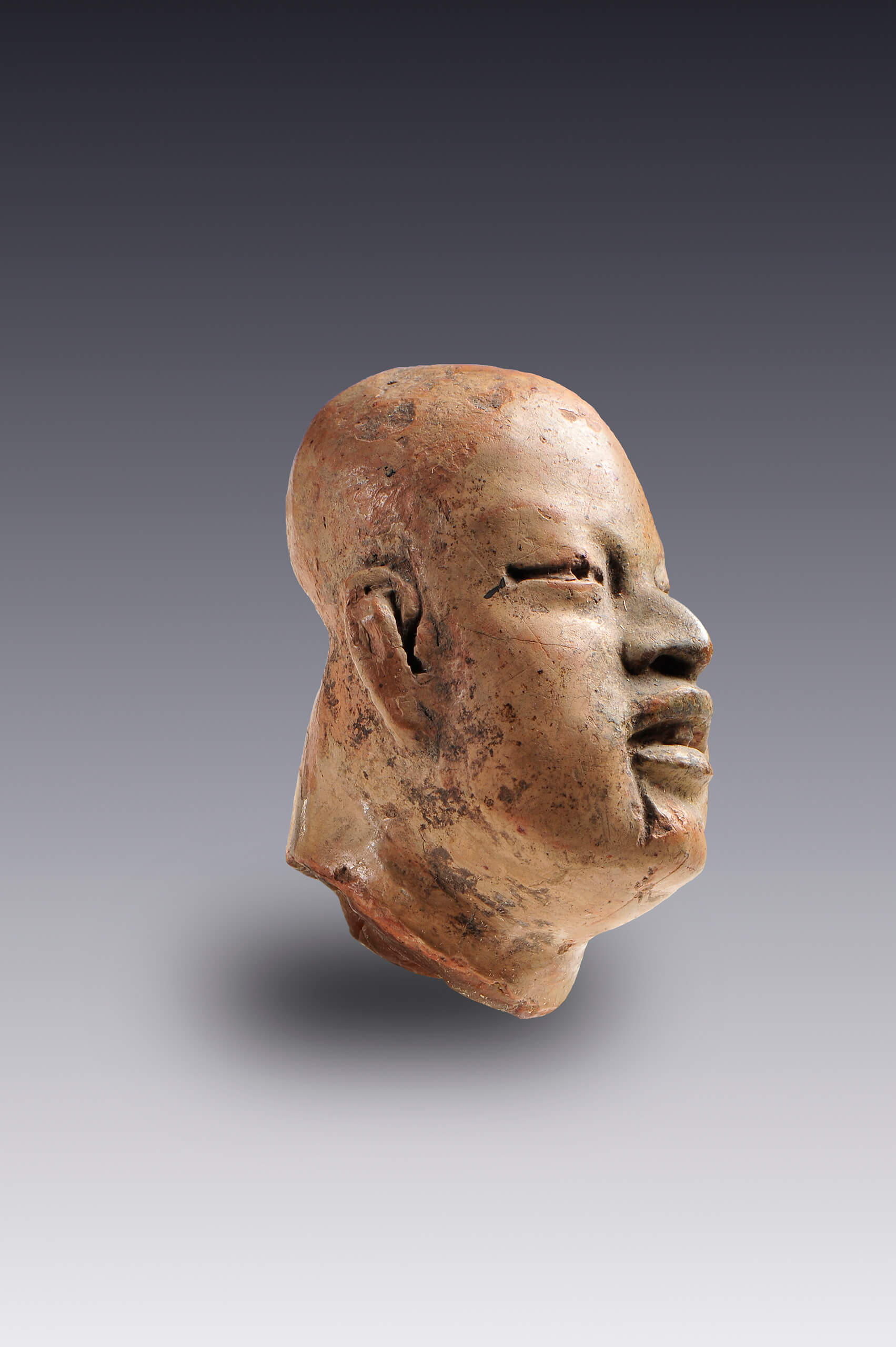 Cabezas de figuras humanas (fragmentos) | El México antiguo. Salas de Arte Prehispánico | Museo Amparo, Puebla