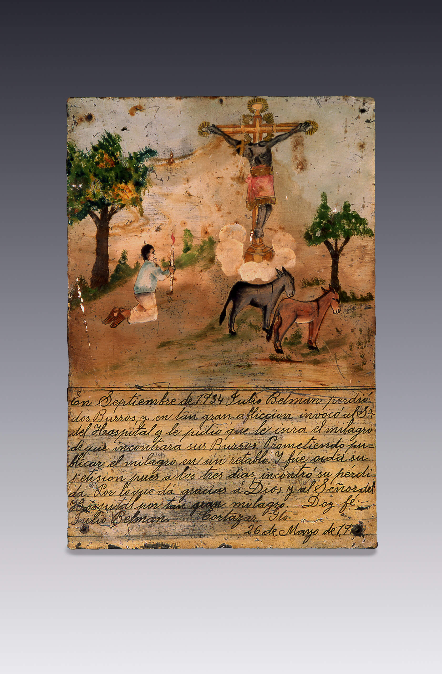 Retablo al Señor del Hospital | Colección de Arte Virreinal y Siglo XIX | Museo Amparo, Puebla