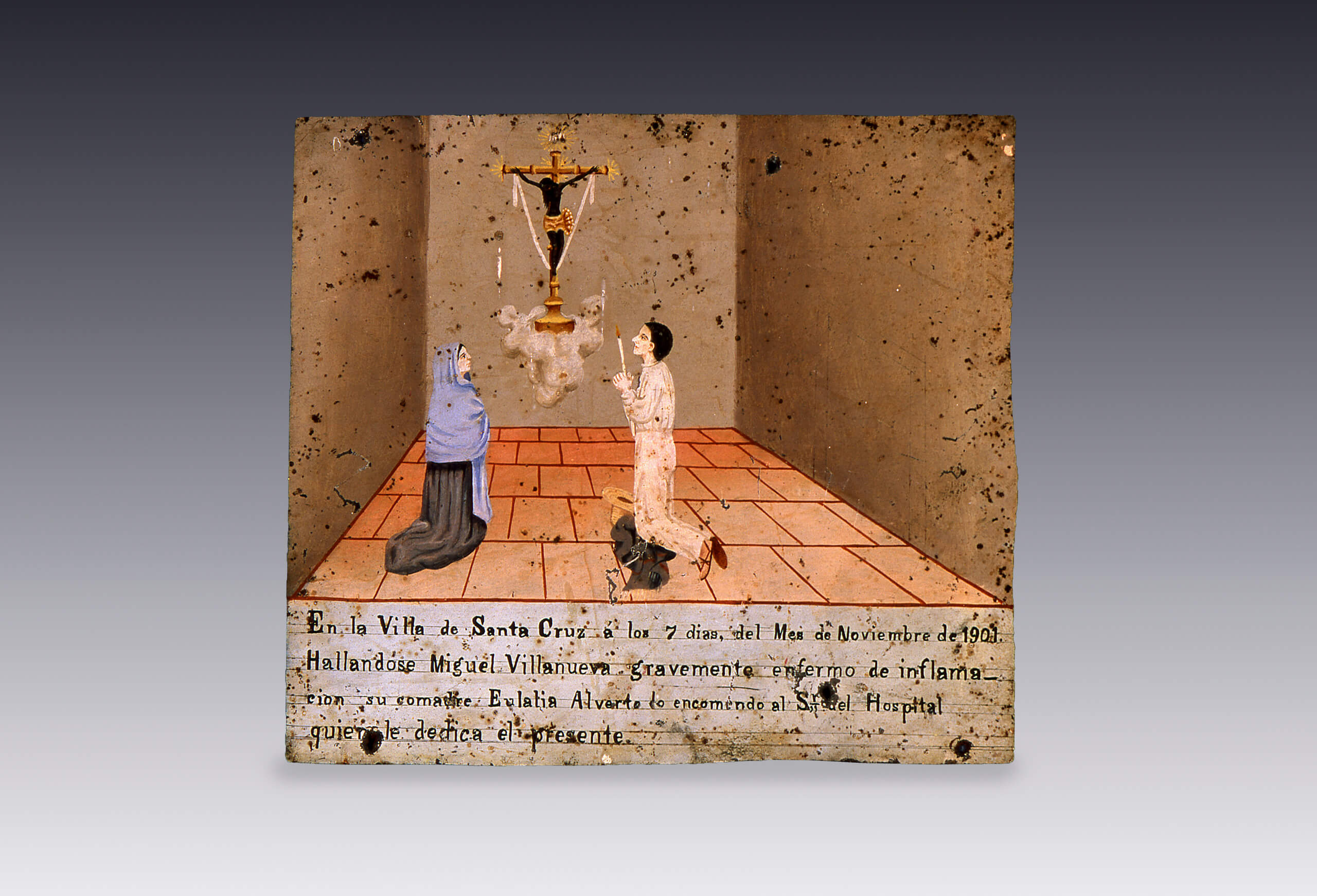 Retablo al Señor del Hospital | Salas de Arte Virreinal y Siglo XIX | Museo Amparo, Puebla