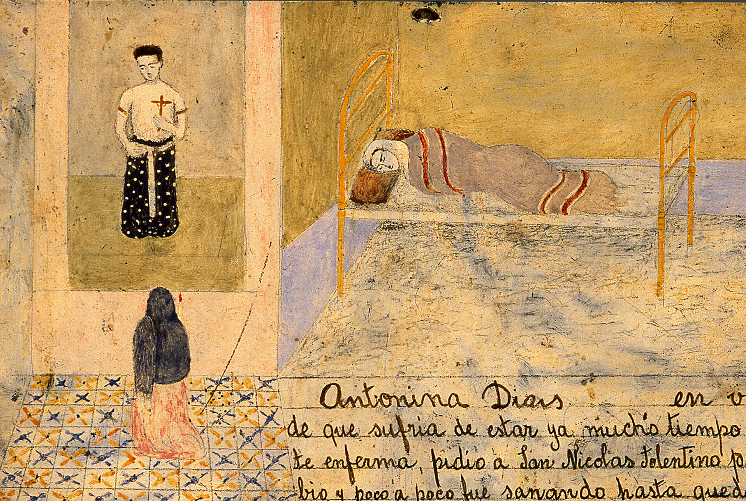 Retablo a San Nicolás Tolentino  | Salas de Arte Virreinal y Siglo XIX | Museo Amparo, Puebla