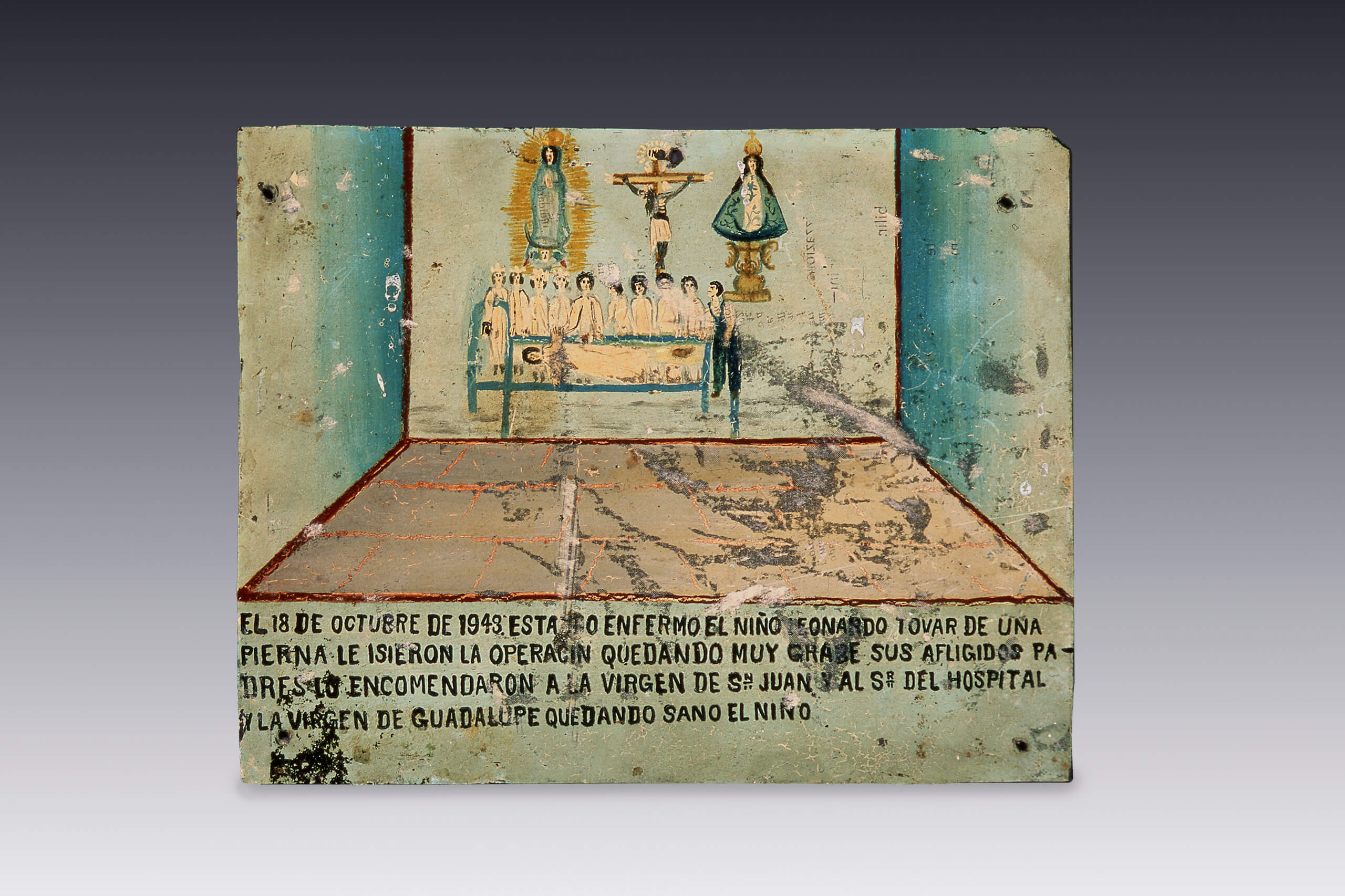 Retablo a la Virgen de San Juan, Señor del Hospital, Virgen de Guadalupe | Salas de Arte Virreinal y Siglo XIX | Museo Amparo, Puebla