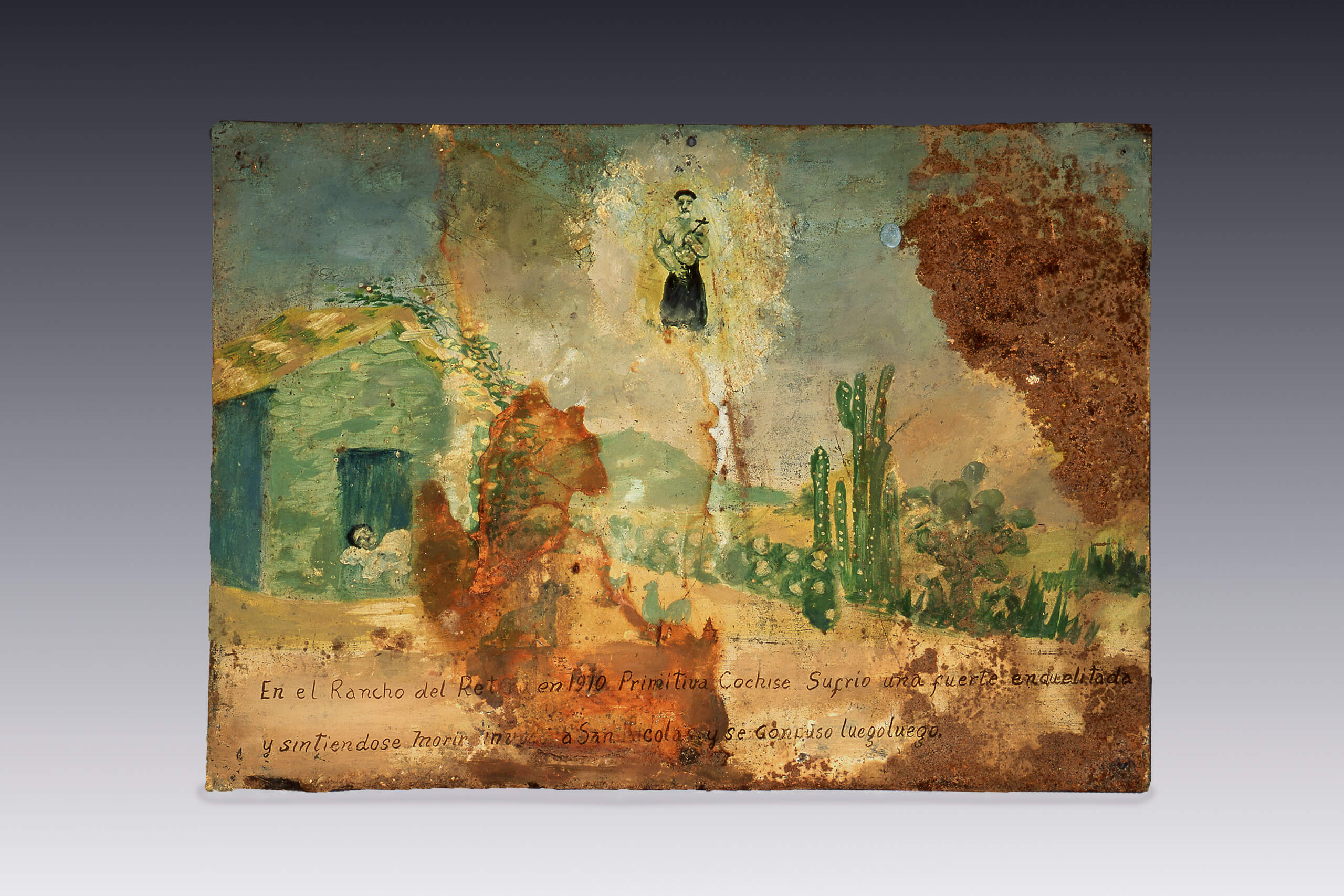 Retablo a San Nicolás Tolentino | Salas de Arte Virreinal y Siglo XIX | Museo Amparo, Puebla