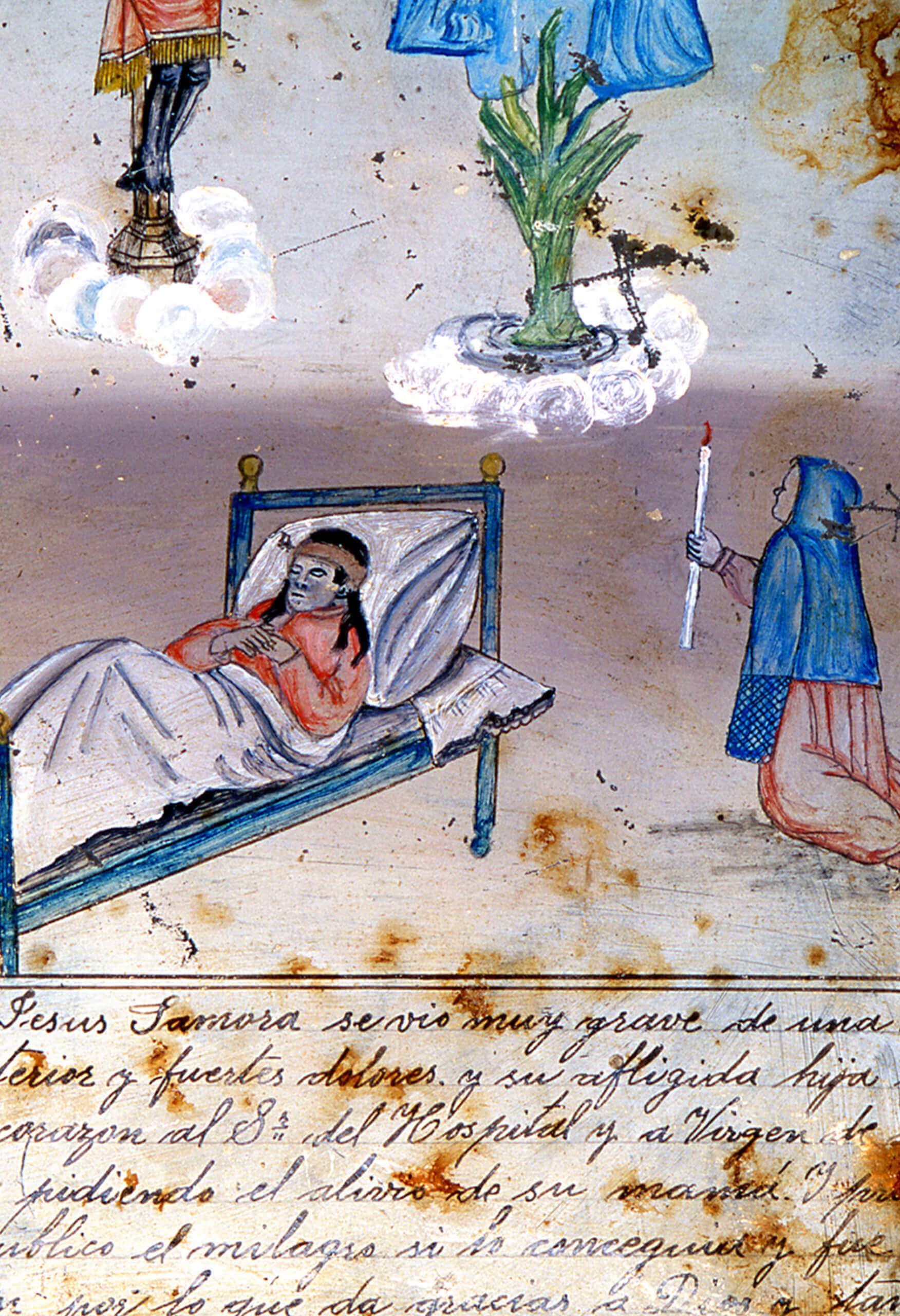 Retablo al Señor del Hospital, Virgen de los Remedios | Salas de Arte Virreinal y Siglo XIX | Museo Amparo, Puebla