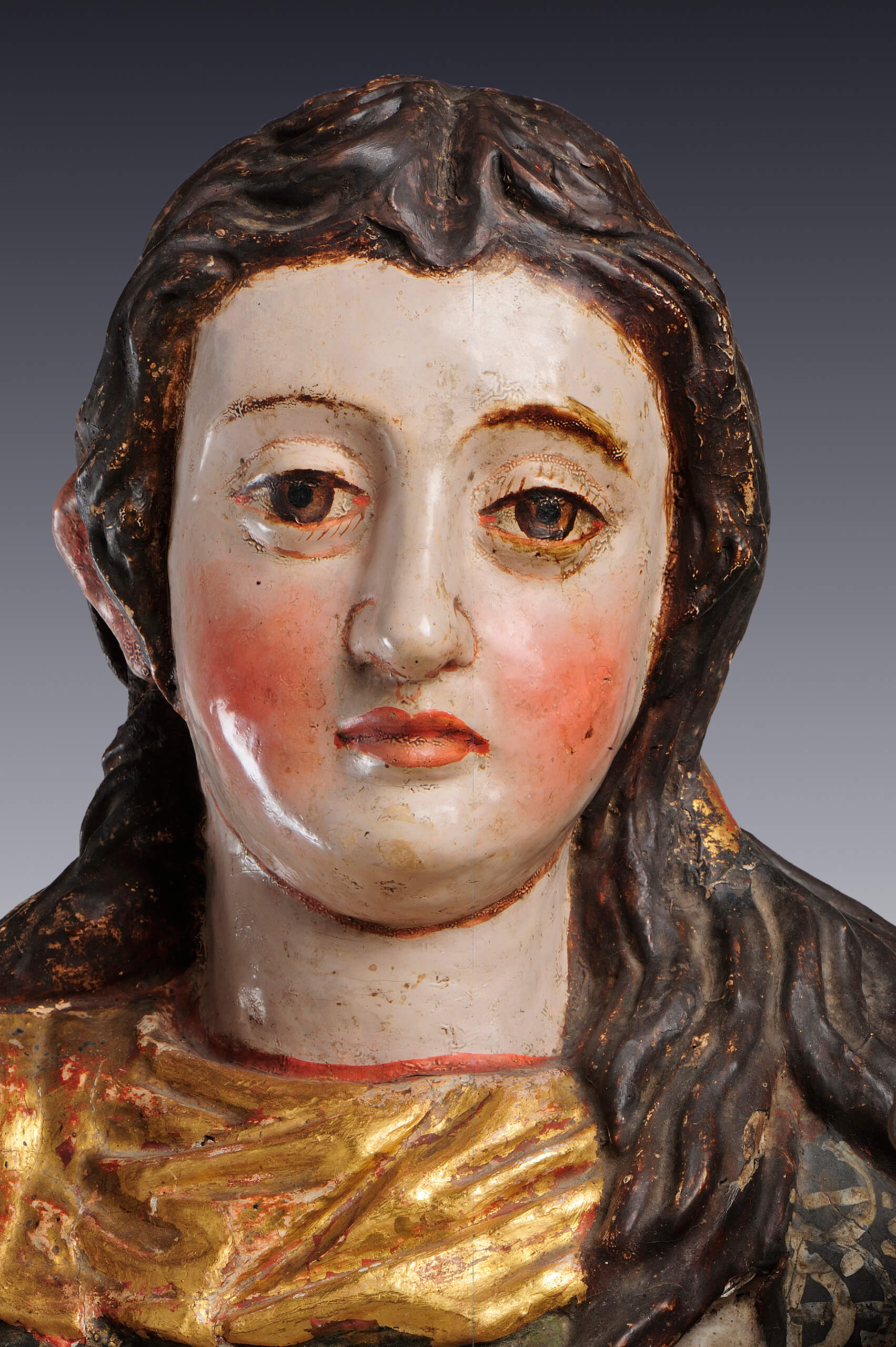 Virgen María con el Niño | Salas de Arte Virreinal y Siglo XIX | Museo Amparo, Puebla