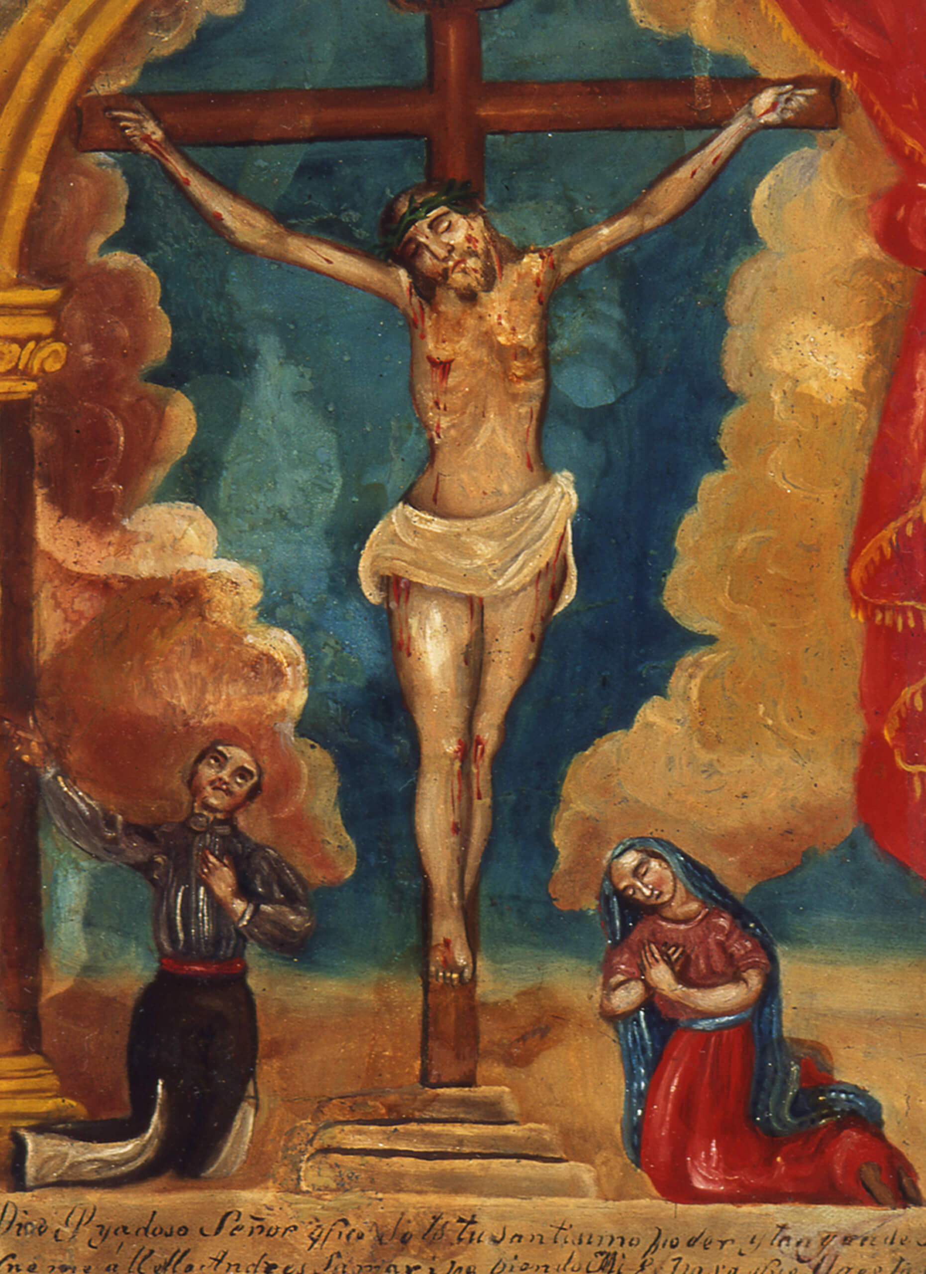 Retablo al Señor de la Piedad | Testimonios de fe: Colección de Exvotos del Museo Amparo | Museo Amparo, Puebla