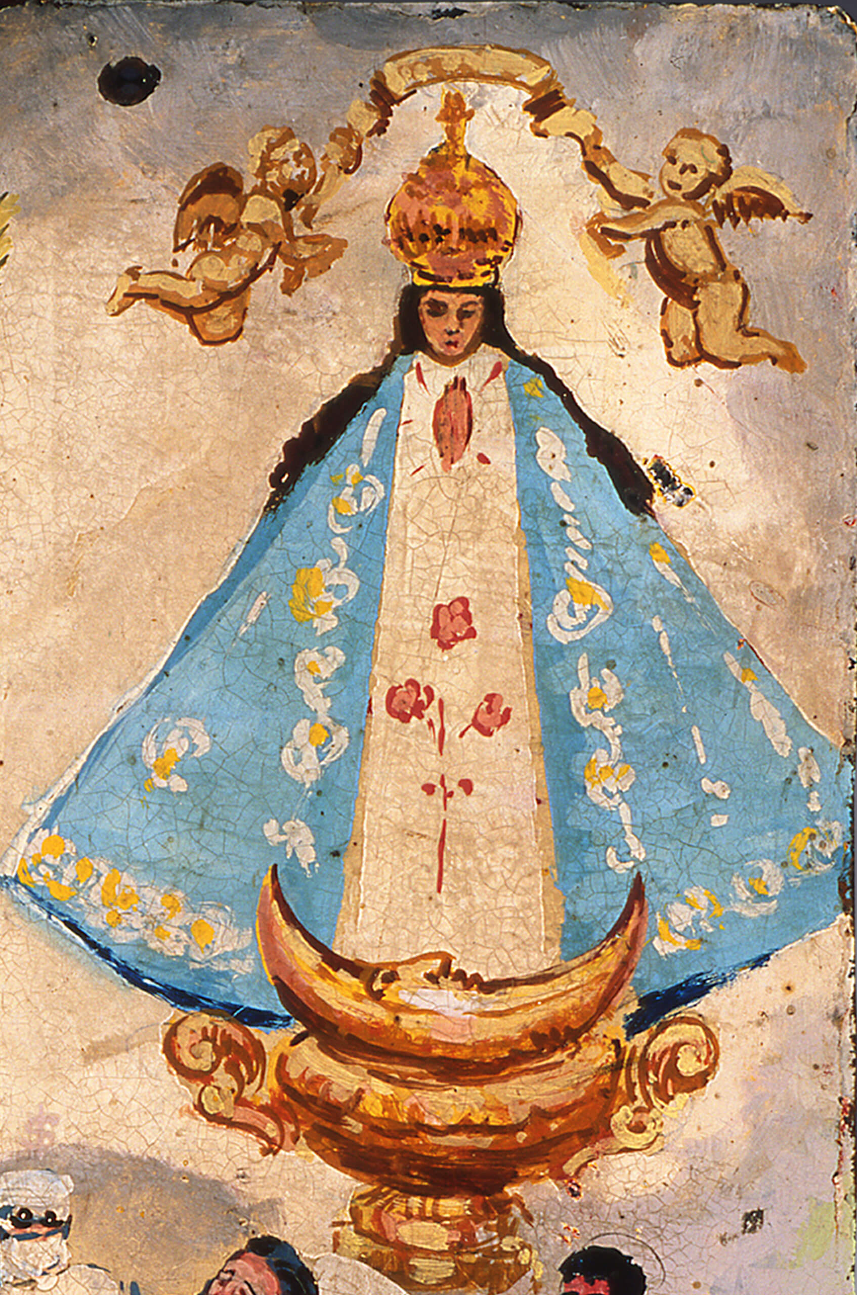Retablo a San Ramón Nonato y Nuestra Señora de San Juan de los Lagos | Testimonios de fe: Colección de Exvotos del Museo Amparo | Museo Amparo, Puebla