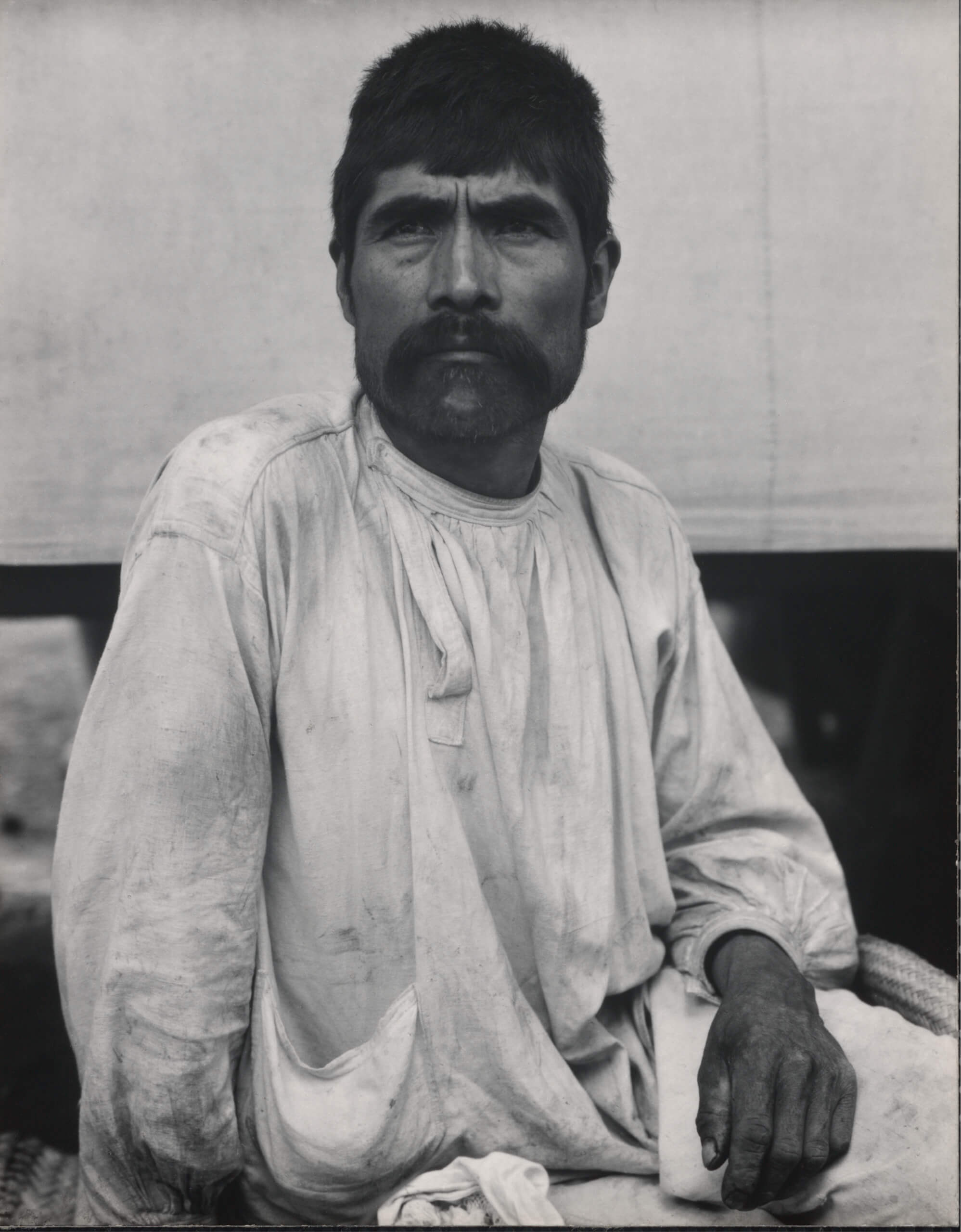 Man [Hombre], Tenancingo de Degollado, Estado de México | El murmullo de los rostros. Paul Strand en México | Museo Amparo, Puebla