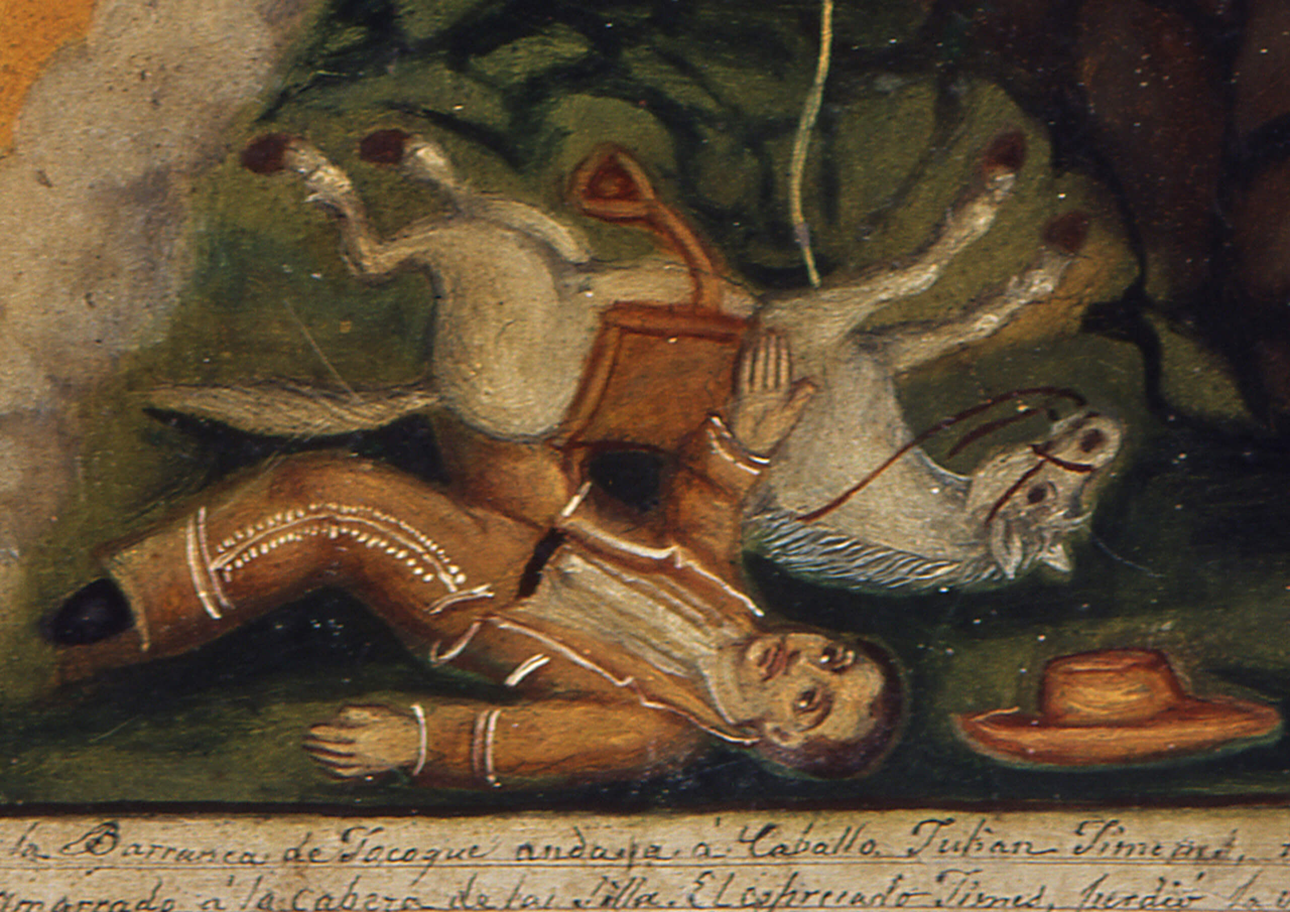 Retablo al Señor del Bautisterio | Testimonios de fe: Colección de Exvotos del Museo Amparo | Museo Amparo, Puebla