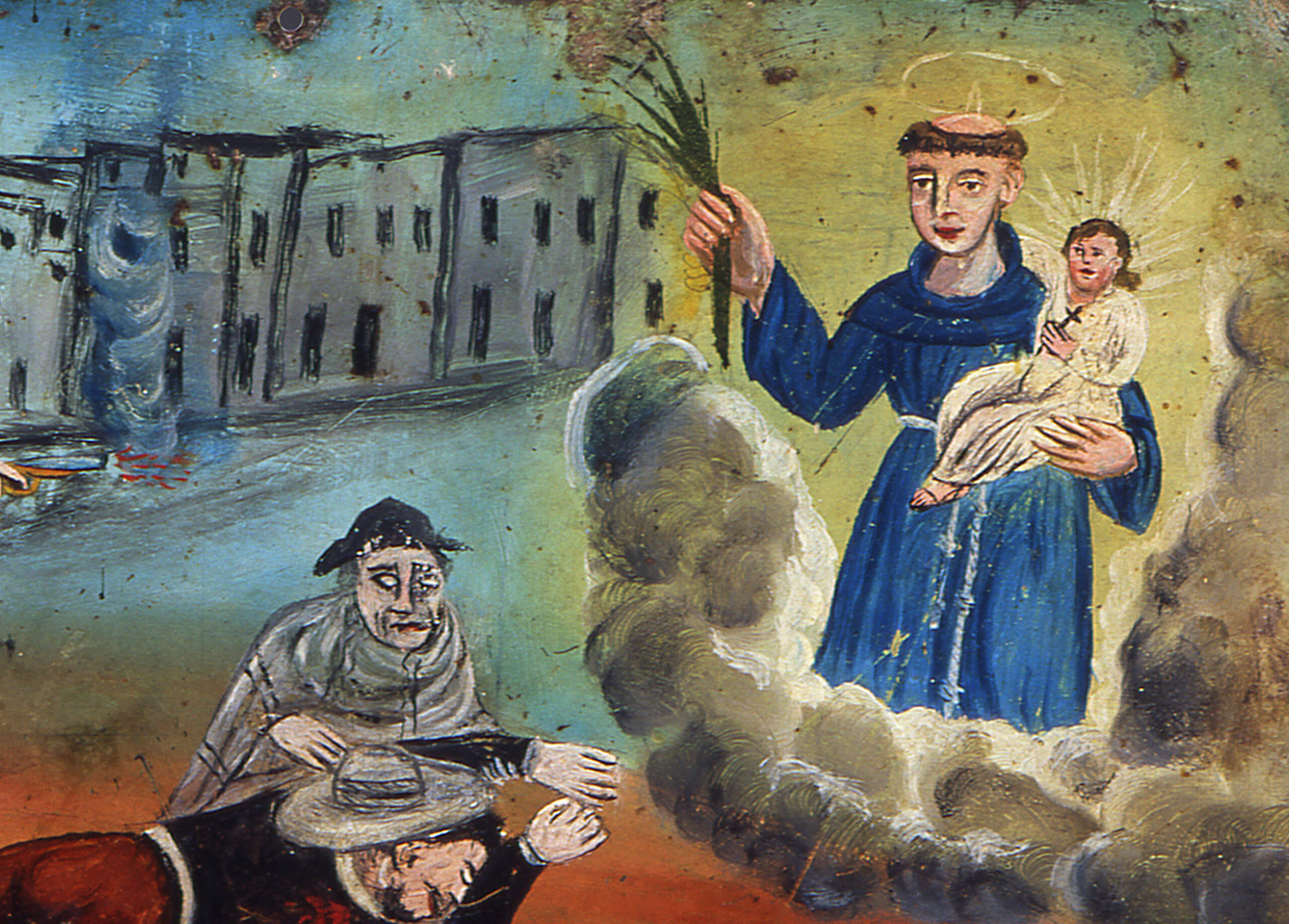 Retablo a San Antonio de Padua | Testimonios de fe: Colección de Exvotos del Museo Amparo | Museo Amparo, Puebla