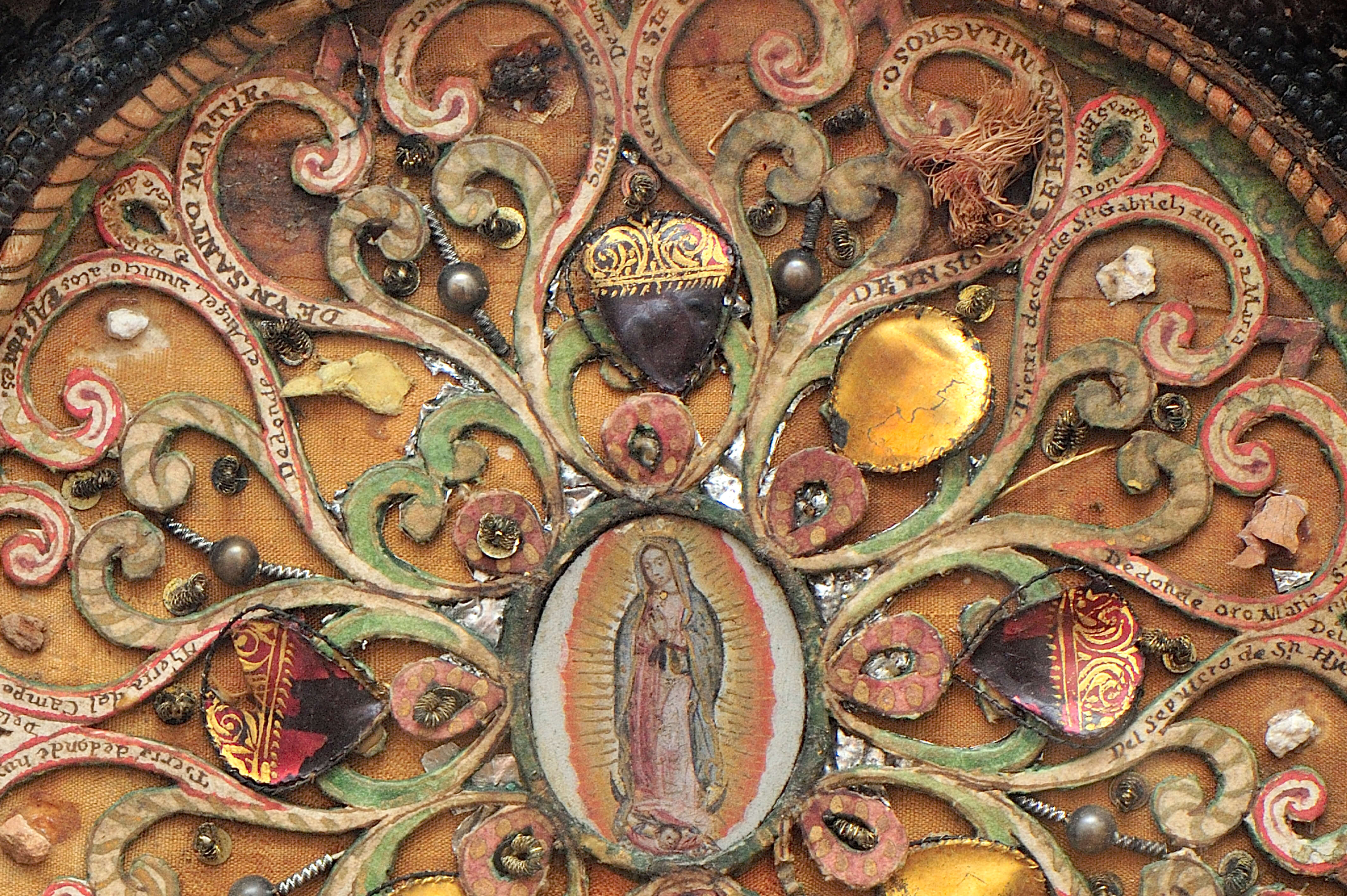 Lipsanoteca tipo tablero relicario | Salas de Arte Virreinal y Siglo XIX | Museo Amparo, Puebla