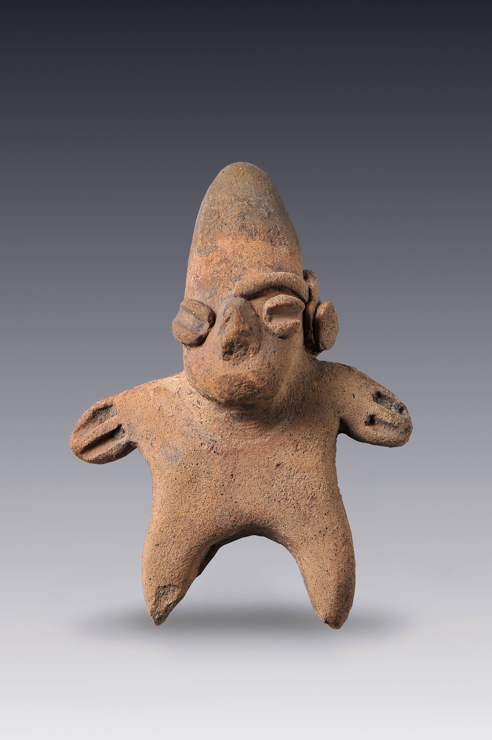 Pequeño personaje desnudo de pie | El México antiguo. Salas de Arte Prehispánico | Museo Amparo, Puebla