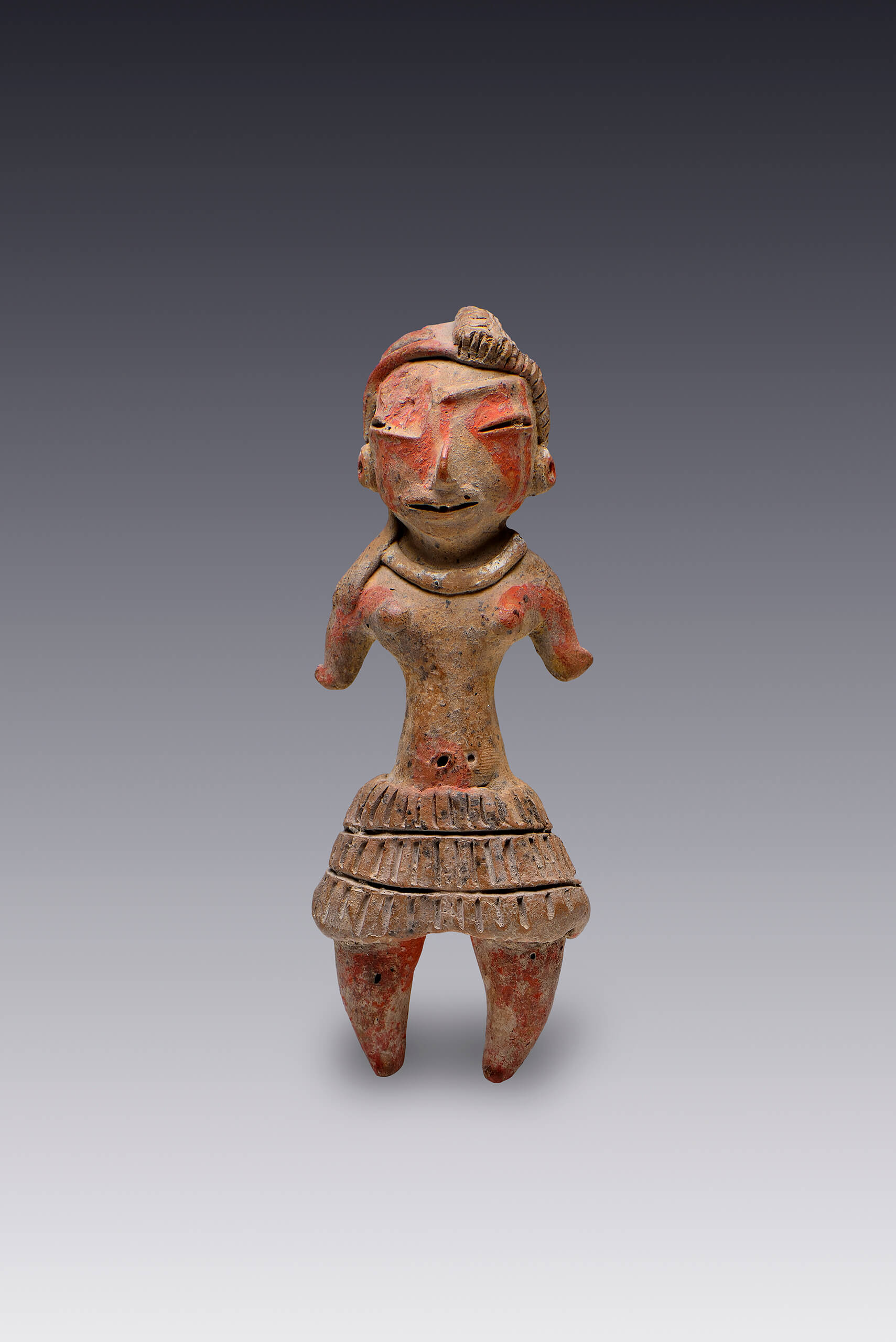 Bailarinas con falda incisa | El México antiguo. Salas de Arte Prehispánico | Museo Amparo, Puebla