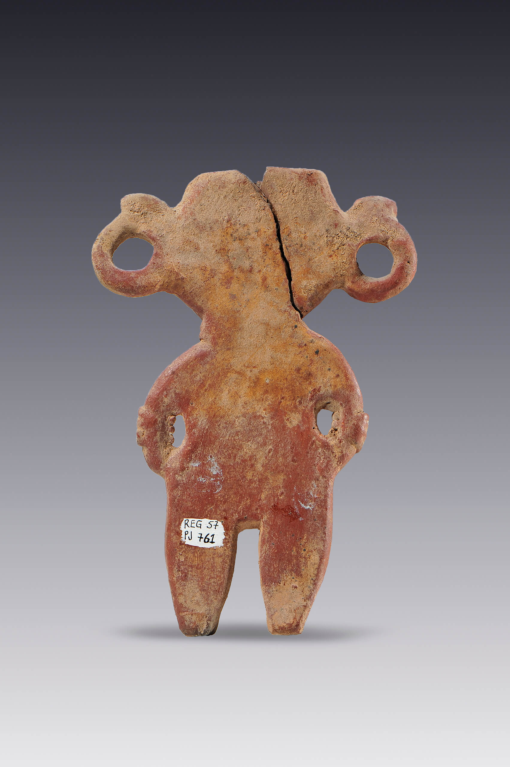 Desnudo femenino con ornamentación variada | El México antiguo. Salas de Arte Prehispánico | Museo Amparo, Puebla