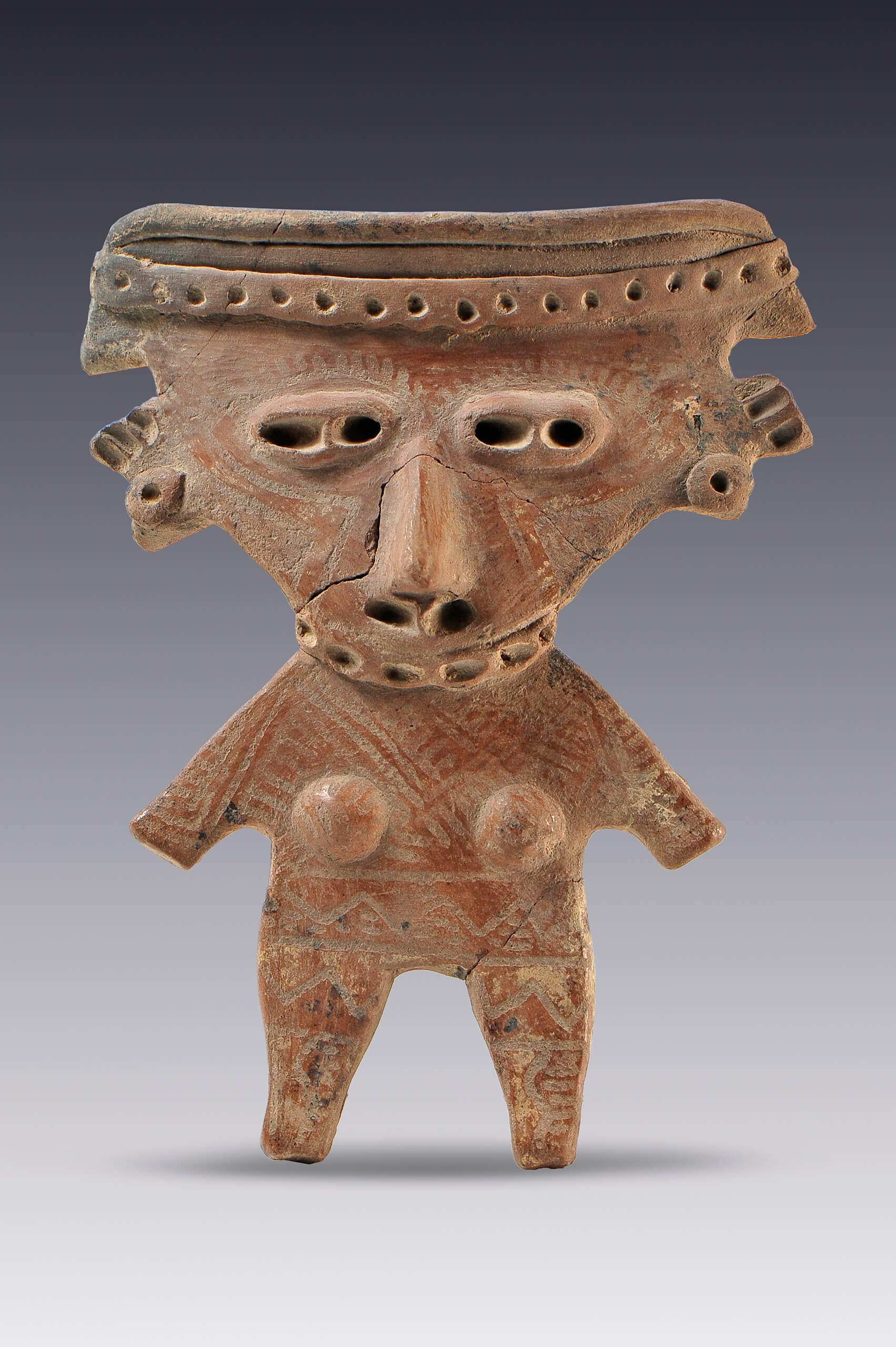 Mujeres con el cuerpo decorado y maternidad | El México antiguo. Salas de Arte Prehispánico | Museo Amparo, Puebla