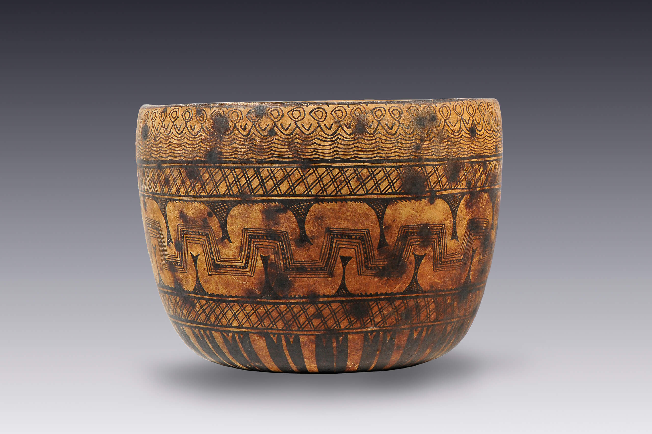 Cuenco con representación del cosmos | El México antiguo. Salas de Arte Prehispánico | Museo Amparo, Puebla