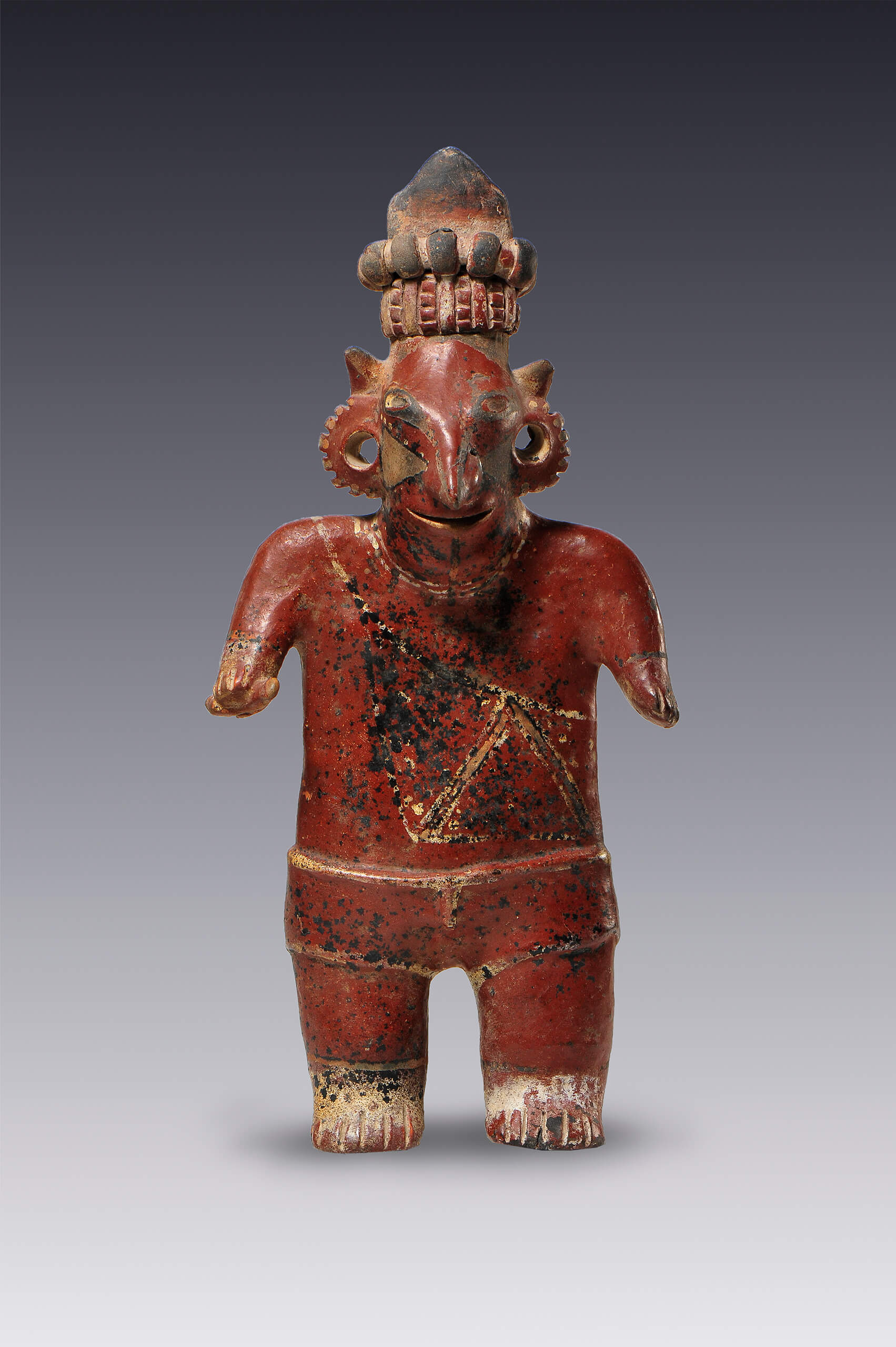 Hombre con tilma | El México antiguo. Salas de Arte Prehispánico | Museo Amparo, Puebla