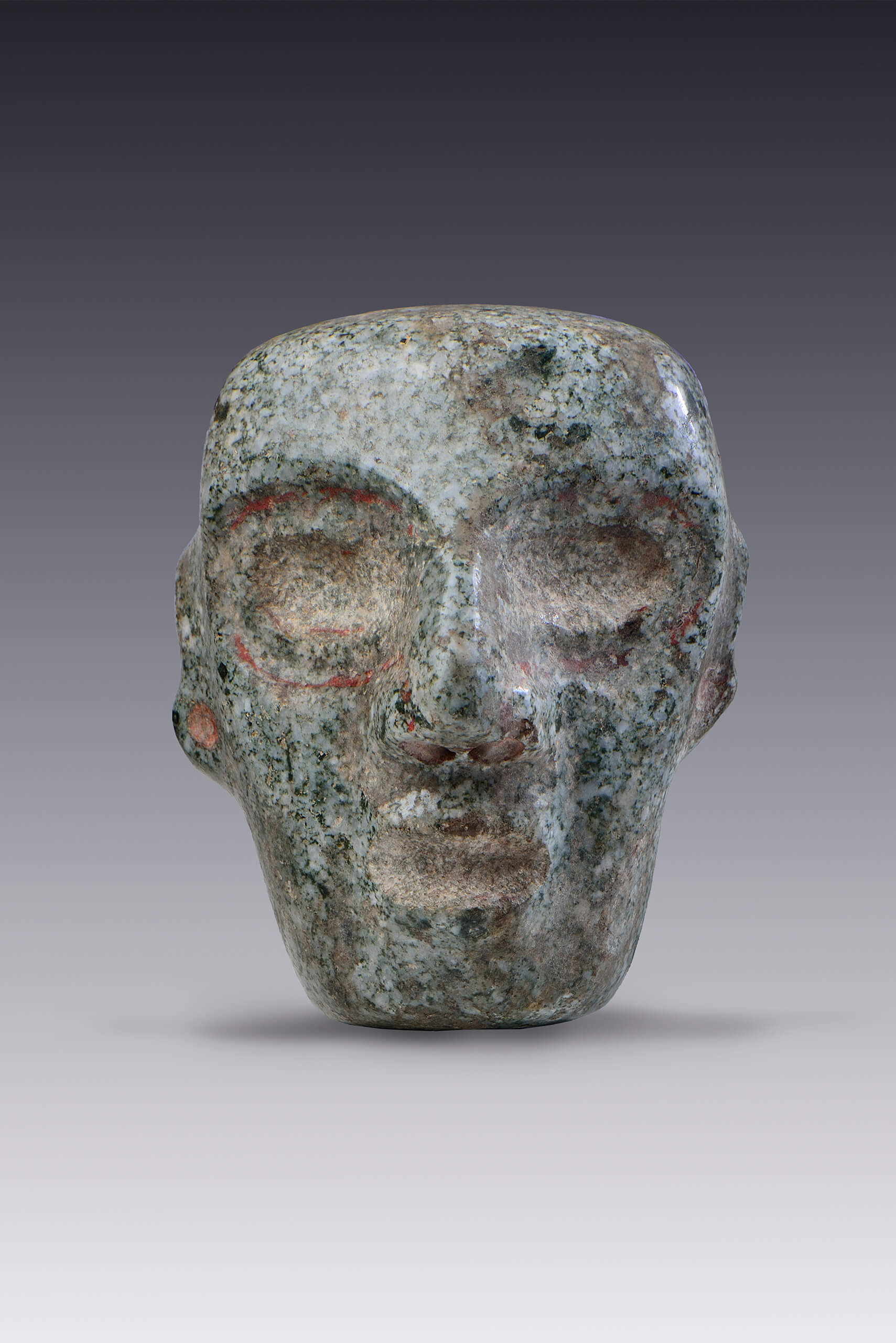Máscara de rostro humano | El México antiguo. Salas de Arte Prehispánico | Museo Amparo, Puebla