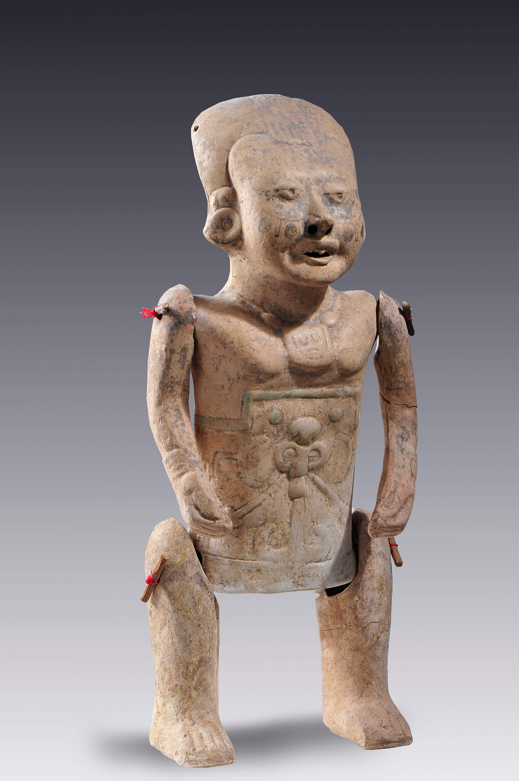Figurilla articulada | El México antiguo. Salas de Arte Prehispánico | Museo Amparo, Puebla