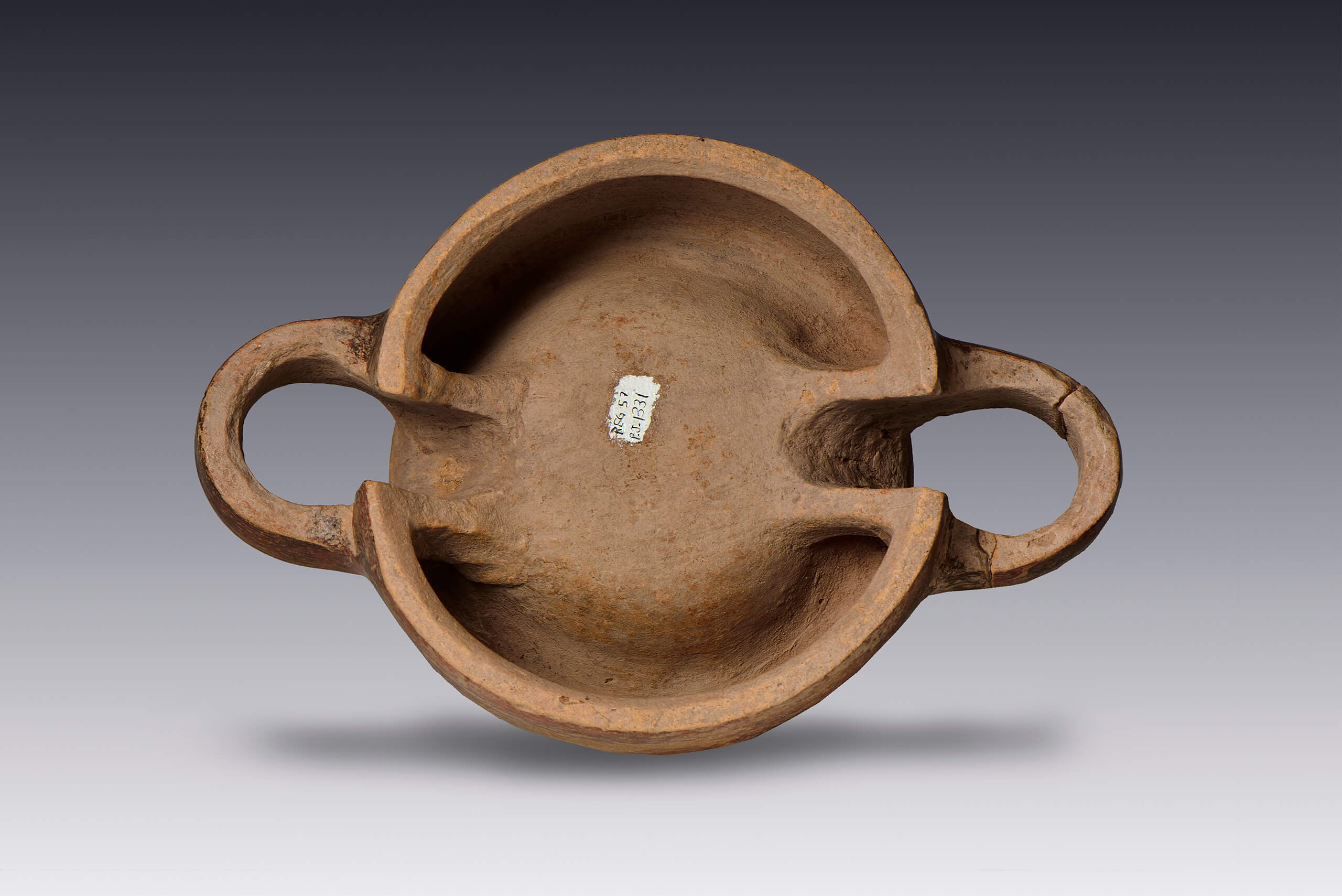 Botafumeiro. Sahumador portátil | El México antiguo. Salas de Arte Prehispánico | Museo Amparo, Puebla