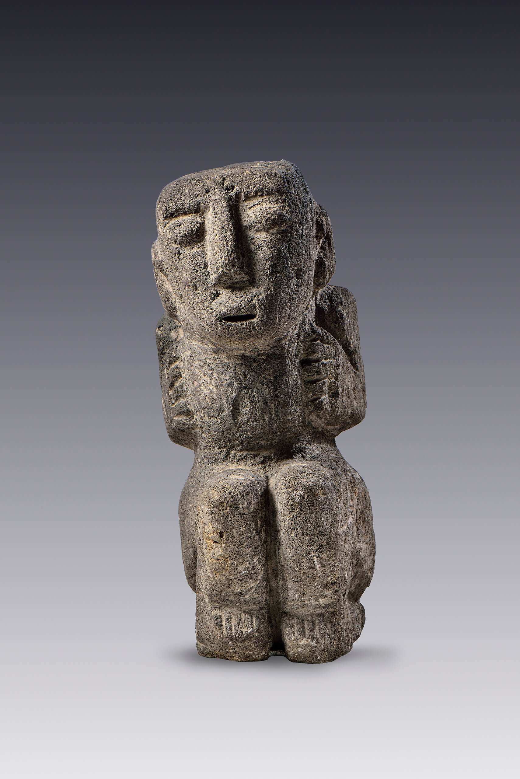 Personaje sentado | El México antiguo. Salas de Arte Prehispánico | Museo Amparo, Puebla