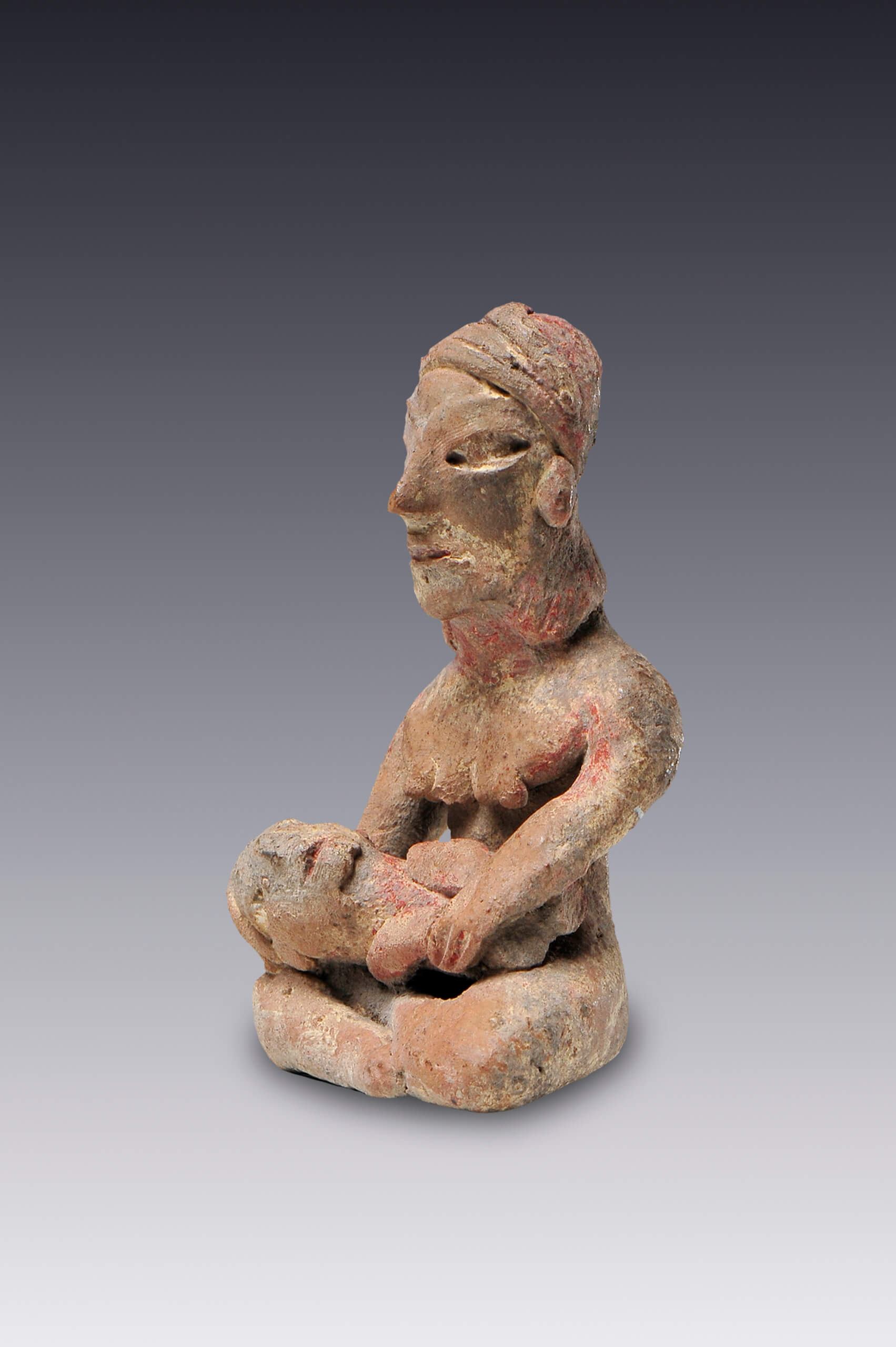 Maternidad sentada | El México antiguo. Salas de Arte Prehispánico | Museo Amparo, Puebla