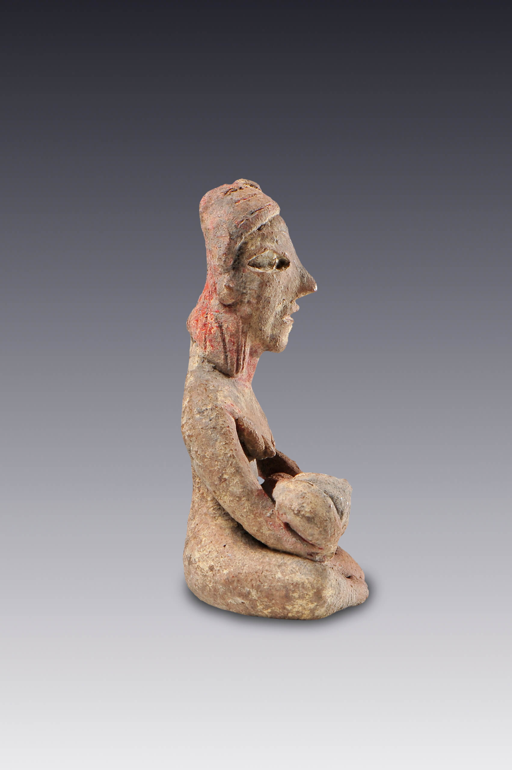 Maternidad sentada | El México antiguo. Salas de Arte Prehispánico | Museo Amparo, Puebla