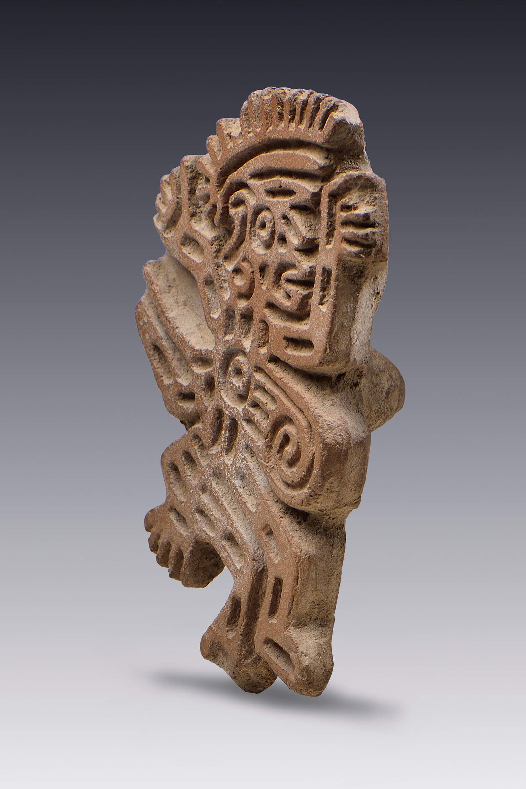 Sello antropomorfo, Quetzalcóatl | El tiempo en las cosas II. Salas de Arte Contemporáneo | Museo Amparo, Puebla