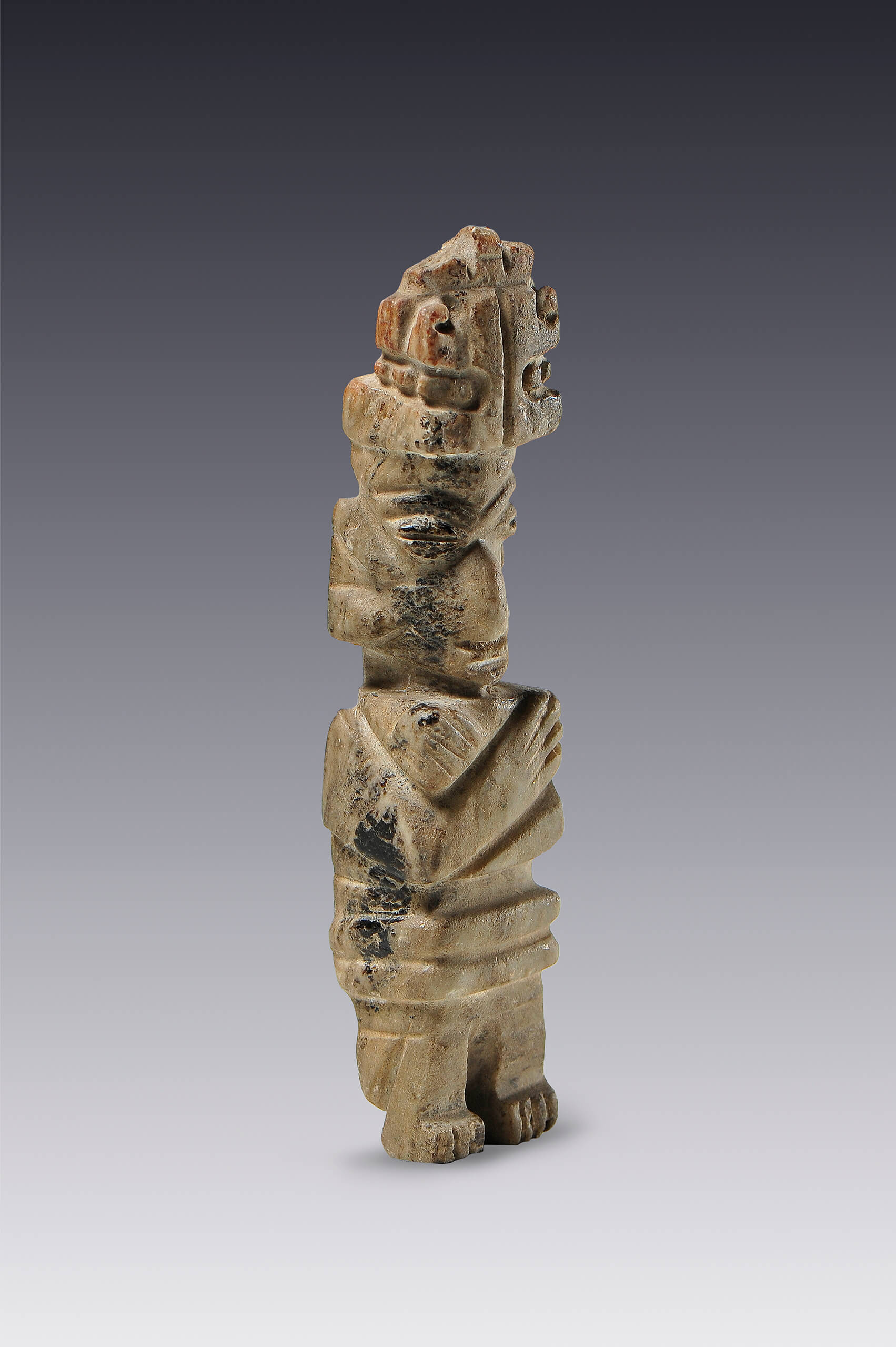 Penate con cinturón | El México antiguo. Salas de Arte Prehispánico | Museo Amparo, Puebla