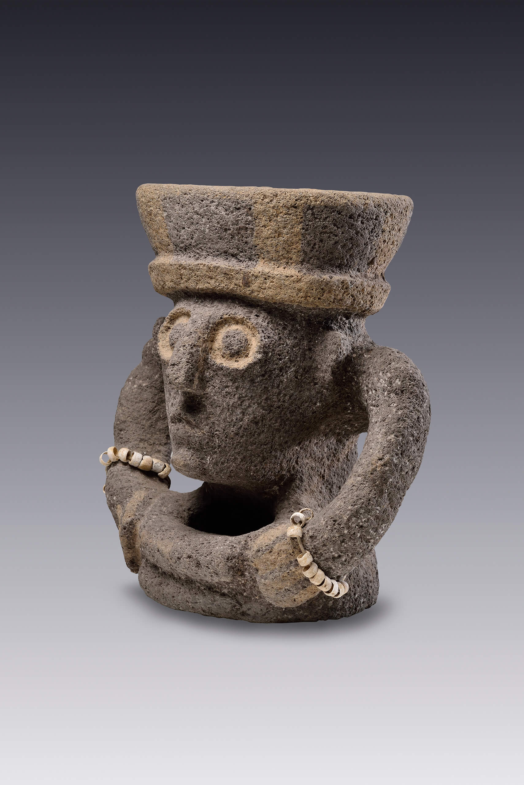 Brasero doble del dios del fuego | El México antiguo. Salas de Arte Prehispánico | Museo Amparo, Puebla