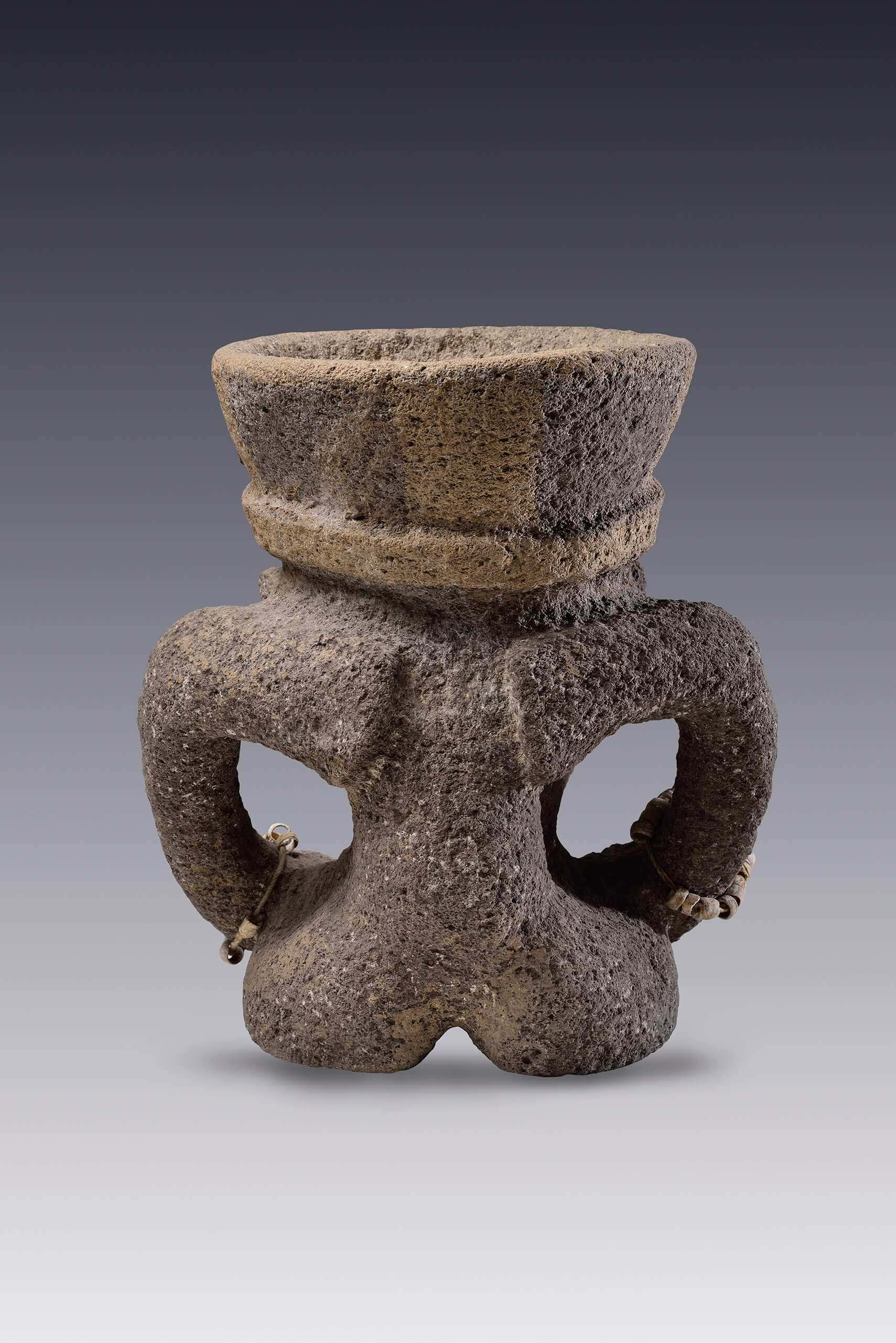 Brasero doble del dios del fuego | El México antiguo. Salas de Arte Prehispánico | Museo Amparo, Puebla