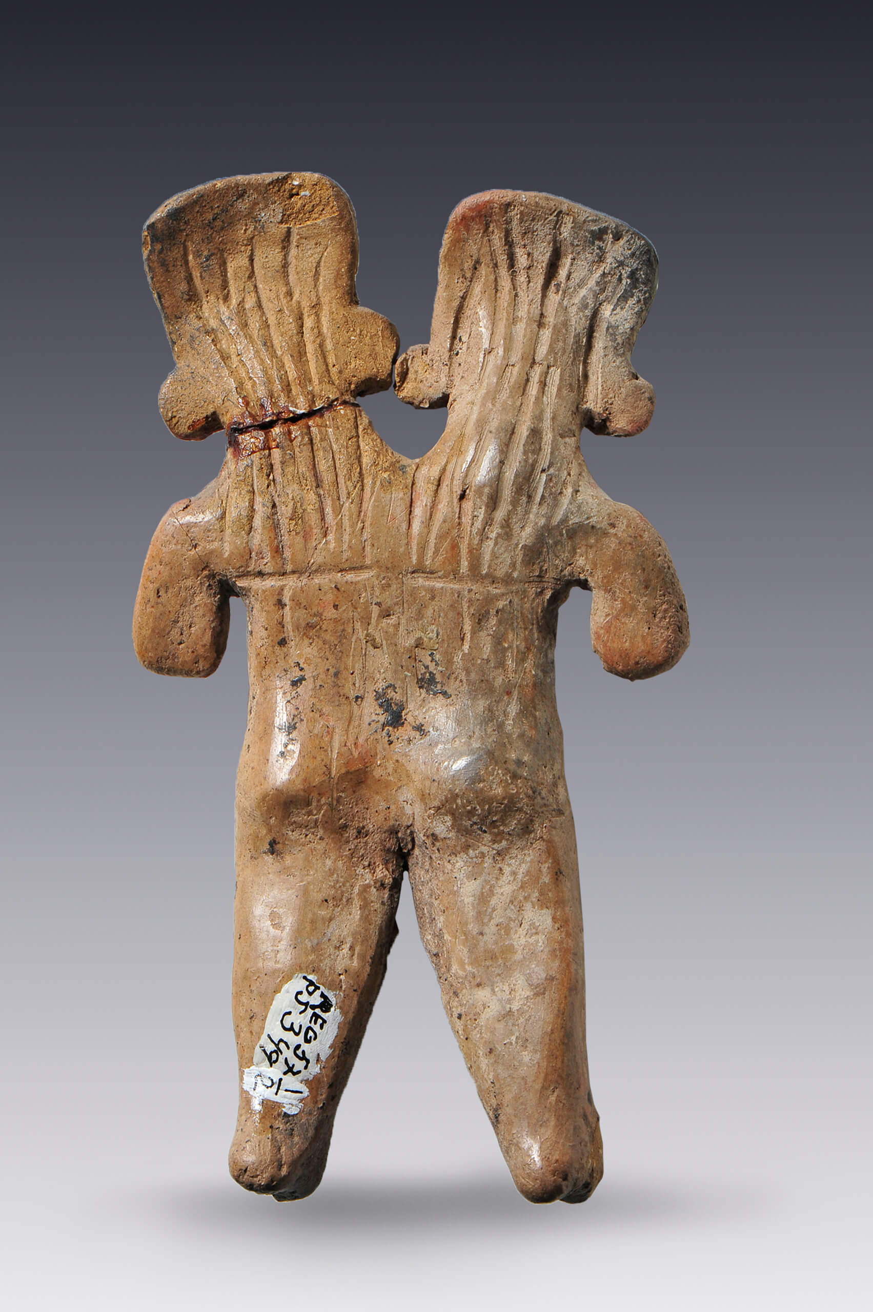 Mujer de doble cabeza | El México antiguo. Salas de Arte Prehispánico | Museo Amparo, Puebla