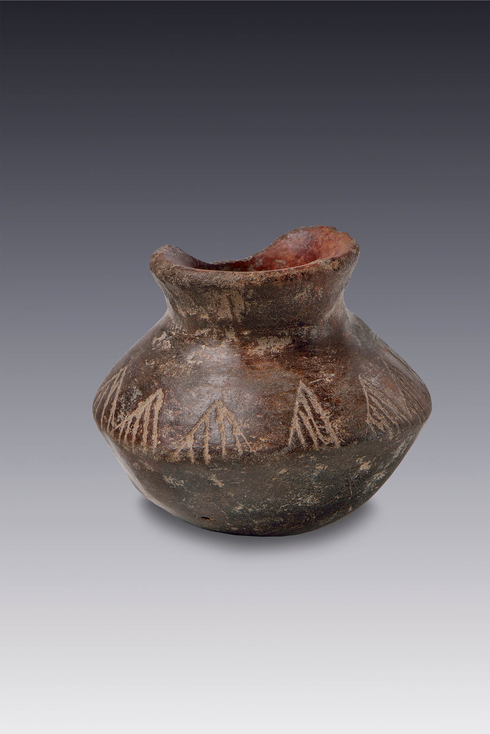 Vasija en forma de conos invertidos | El México antiguo. Salas de Arte Prehispánico | Museo Amparo, Puebla