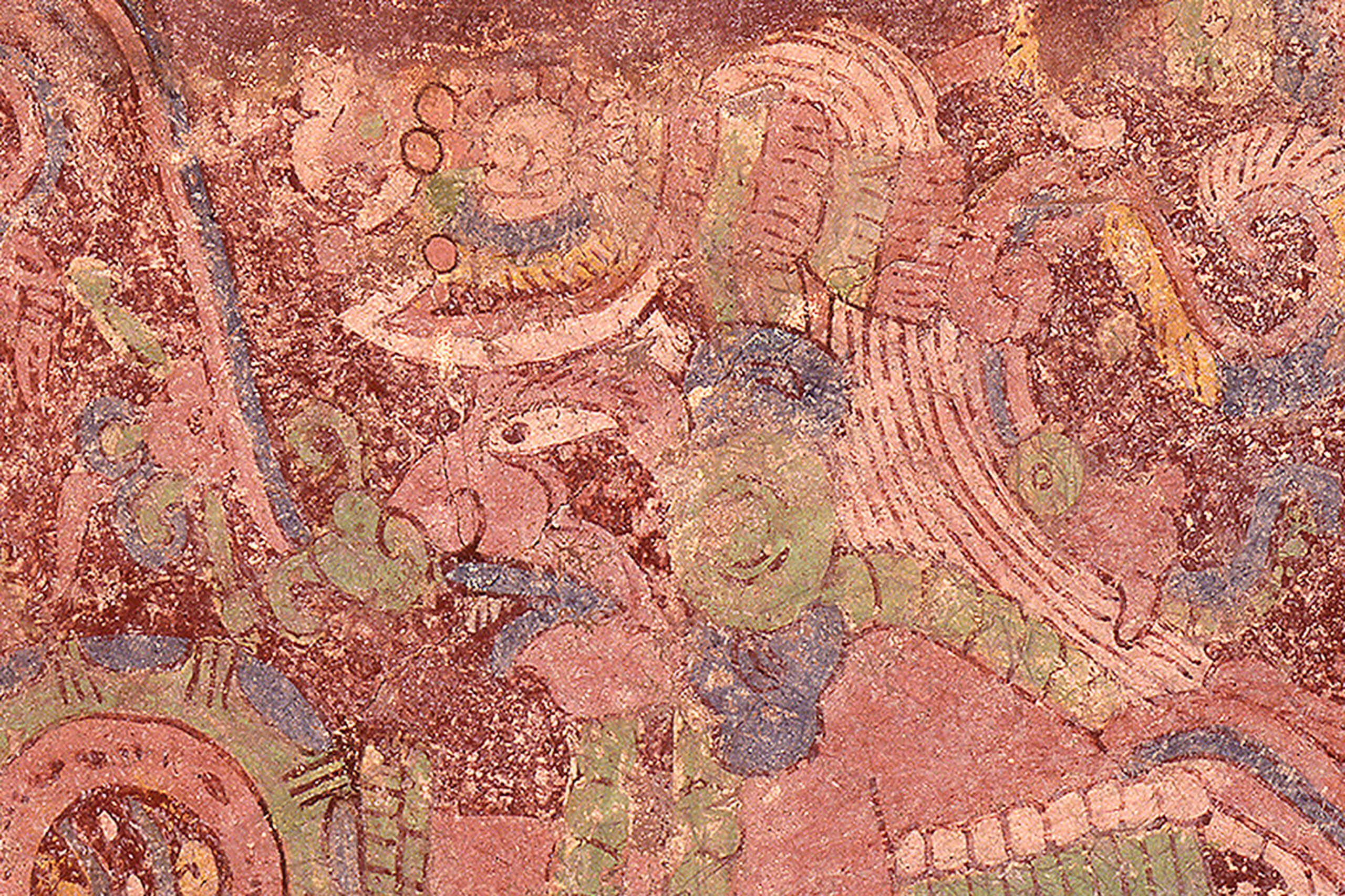 Escena de danza-lucha entre dos dioses | El amanecer de las formas | Museo Amparo, Puebla