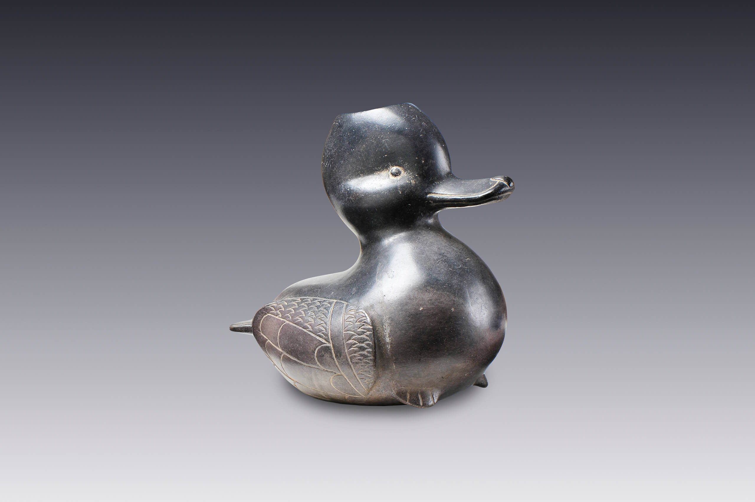 Vasija con forma de pato | El amanecer de las formas | Museo Amparo, Puebla