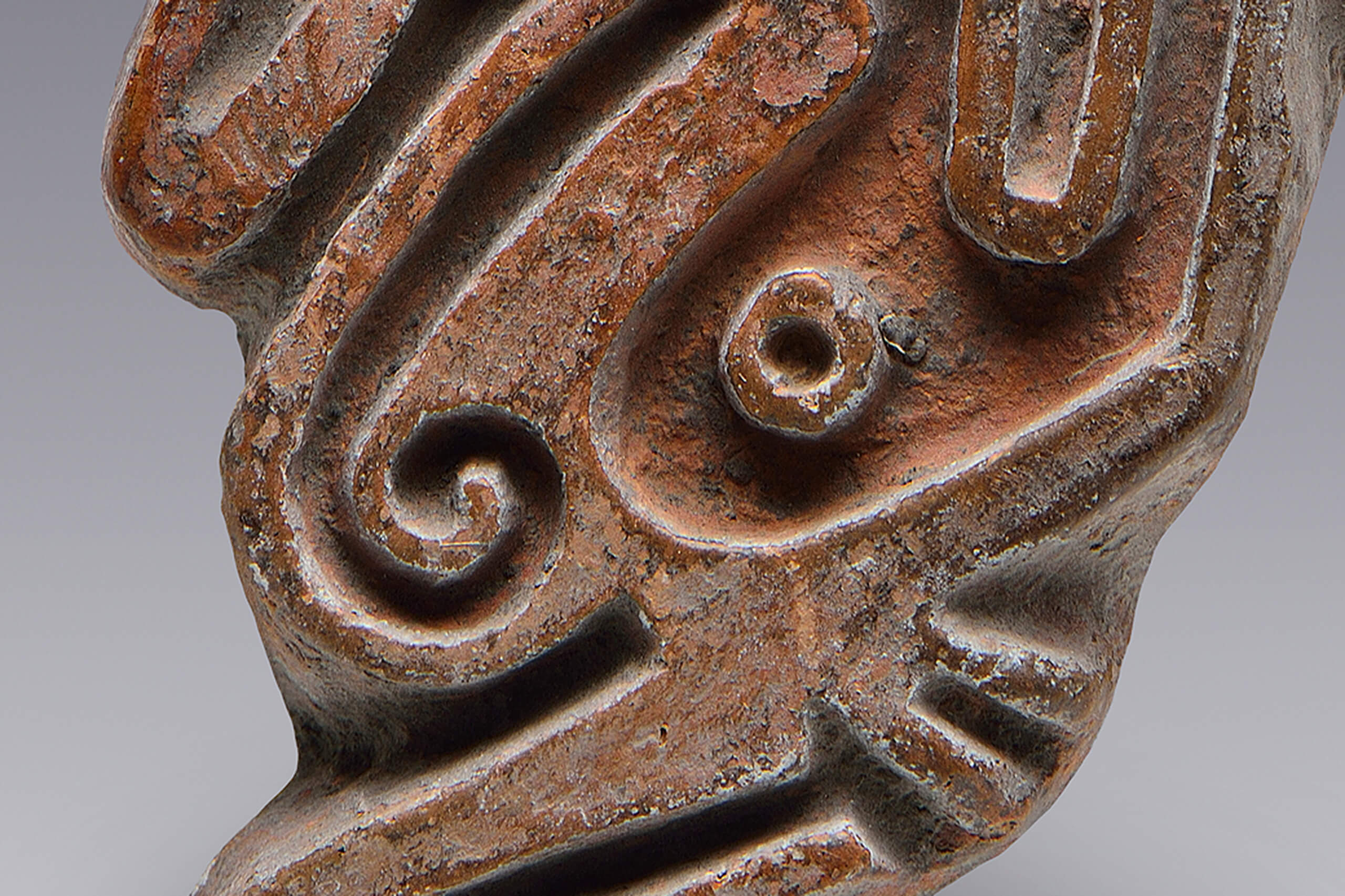 Sello con figura de mono | El México antiguo. Salas de Arte Prehispánico | Museo Amparo, Puebla