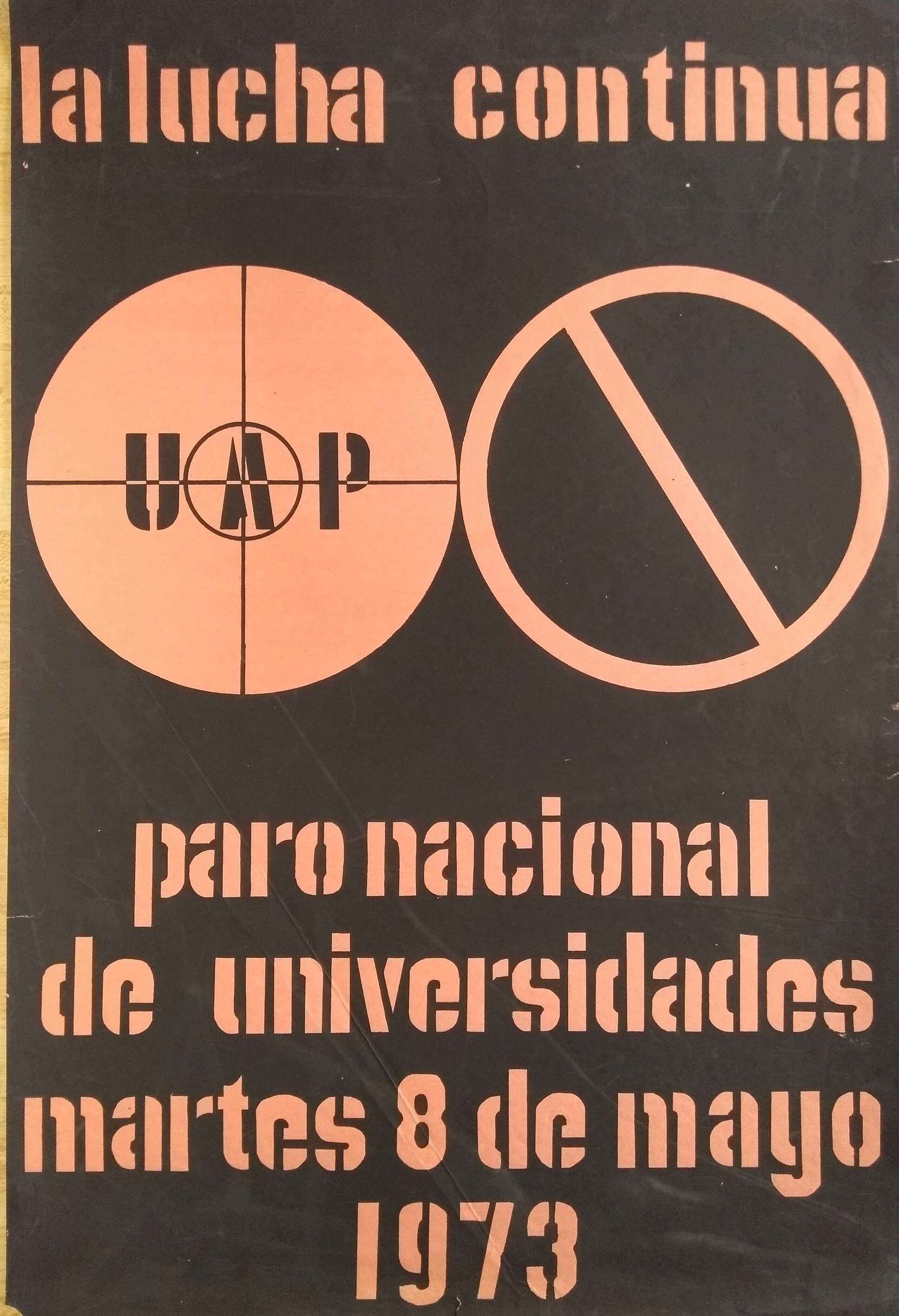 Cartel de la Escuela Popular de Arte, UAP | La demanda inasumible. Imaginación social y autogestión gráfica en México, 1968-2018 | Museo Amparo, Puebla