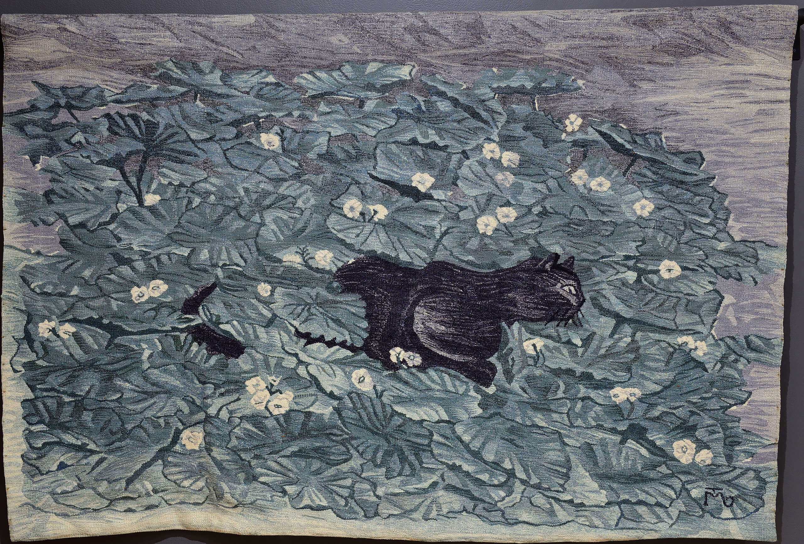 Gato | Nacido en casa. Devenires y porvenires del oficio de la tapicería alto liso en Jalisco, 1968-2018 | Museo Amparo, Puebla