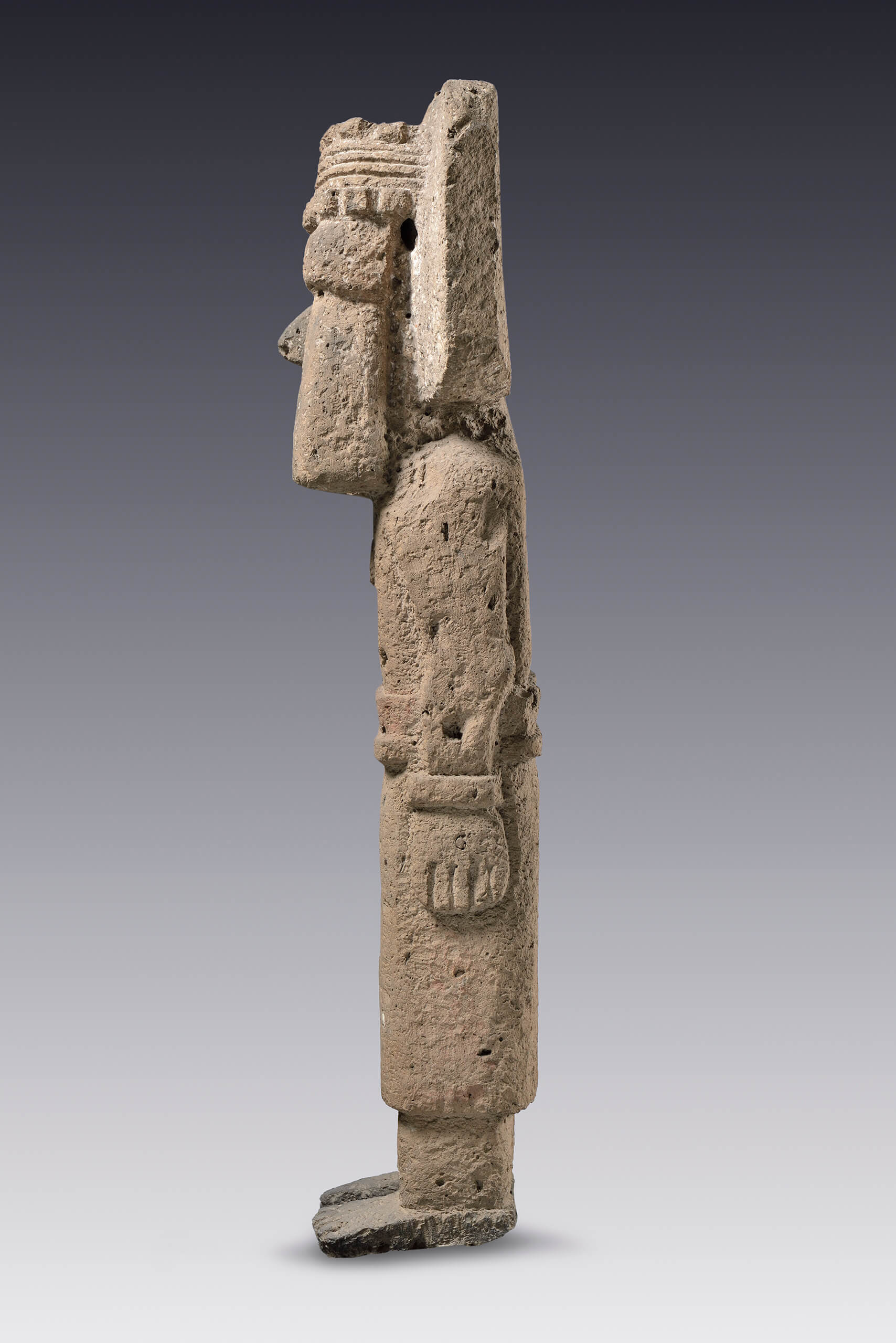 Escultura de Chicomecóatl | El México antiguo. Salas de Arte Prehispánico | Museo Amparo, Puebla