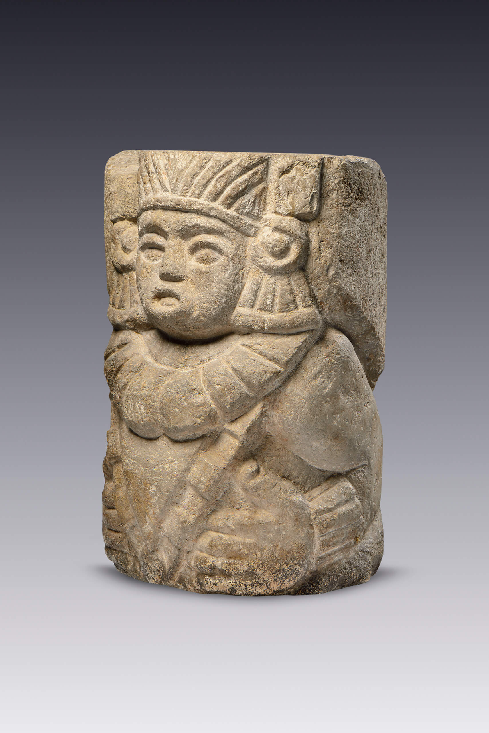 Fuste antropomorfo  | El México antiguo. Salas de Arte Prehispánico | Museo Amparo, Puebla