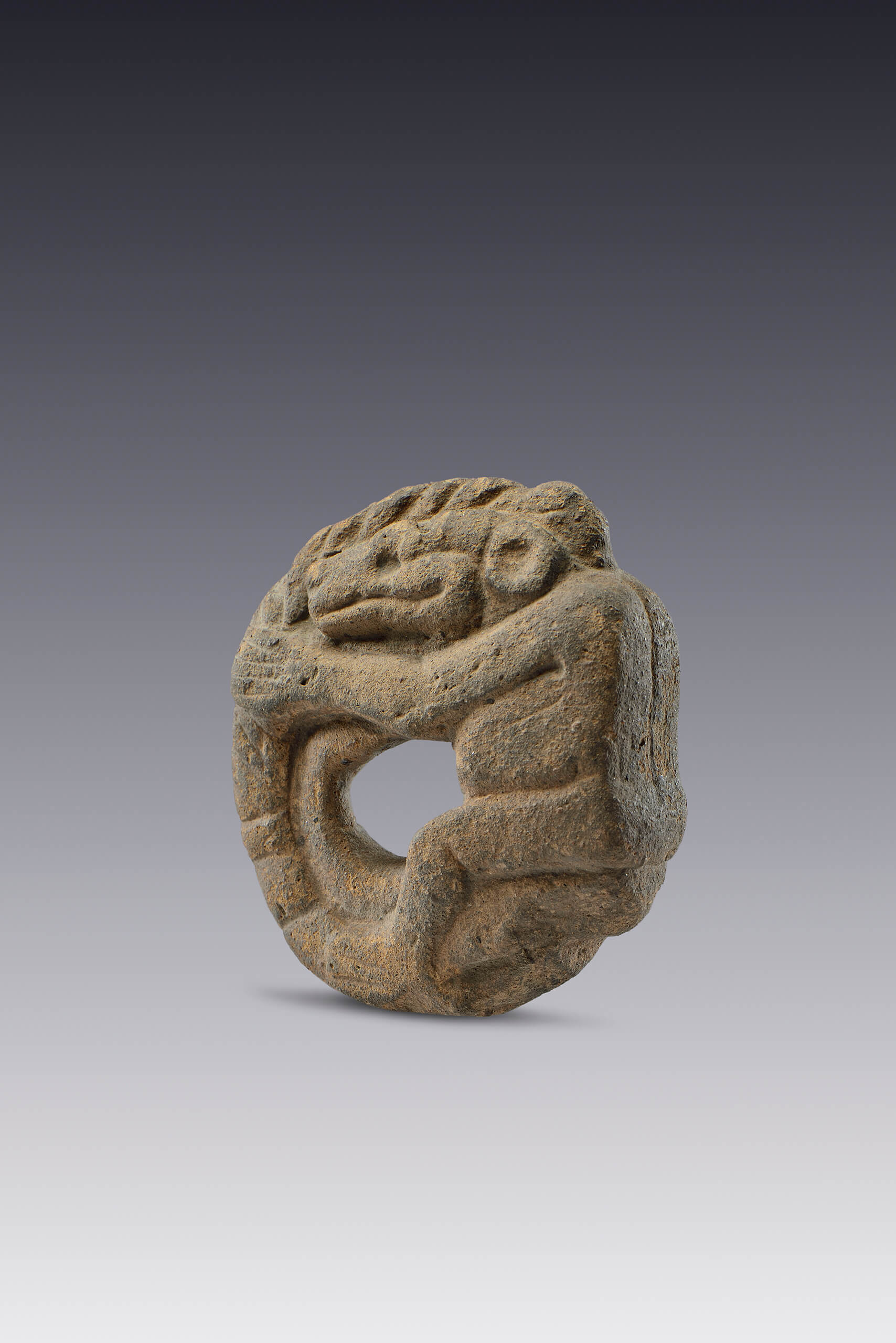 Hacha votiva zoomorfa | El México antiguo. Salas de Arte Prehispánico | Museo Amparo, Puebla