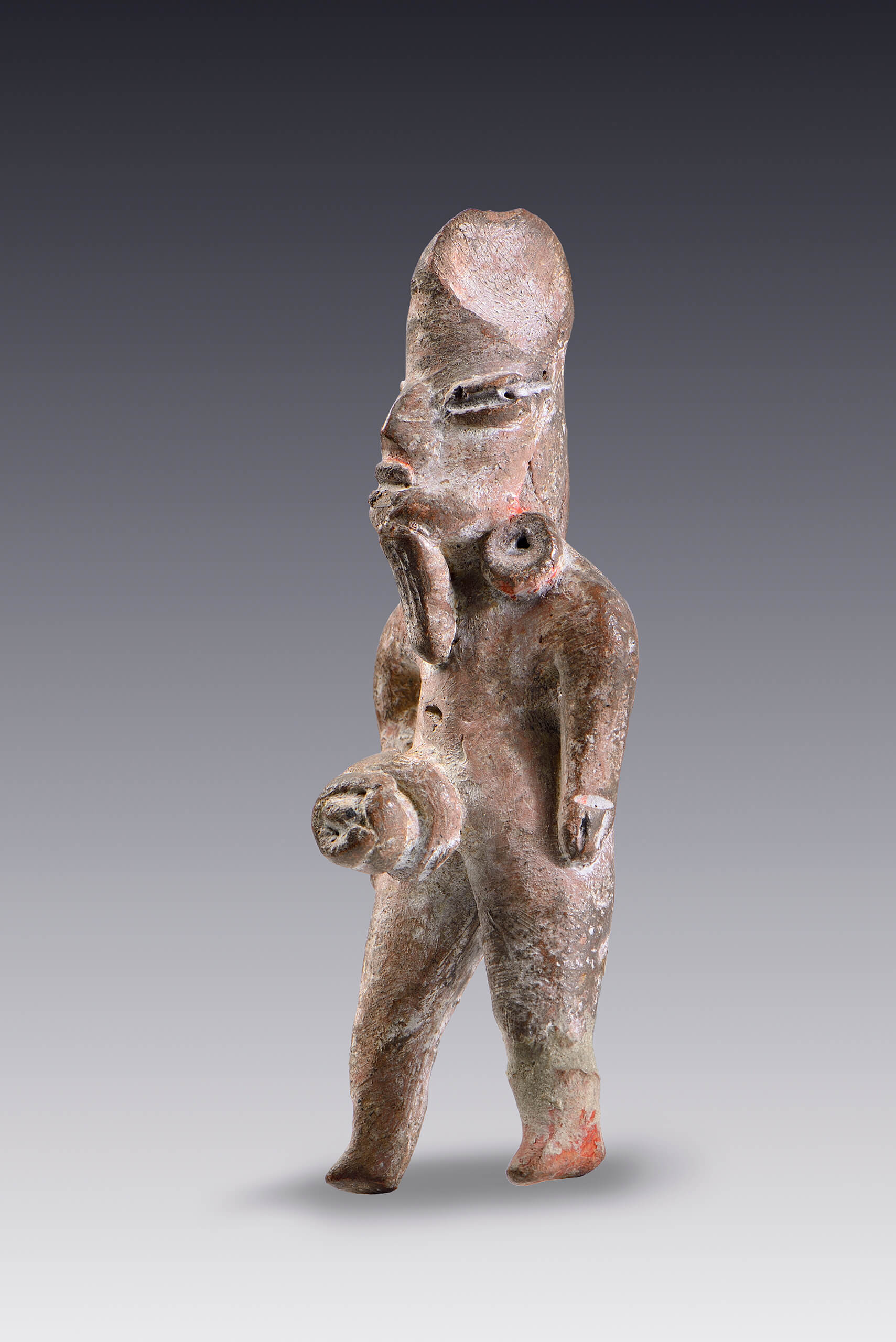 Figurillas antropomorfas masculina  | El México antiguo. Salas de Arte Prehispánico | Museo Amparo, Puebla