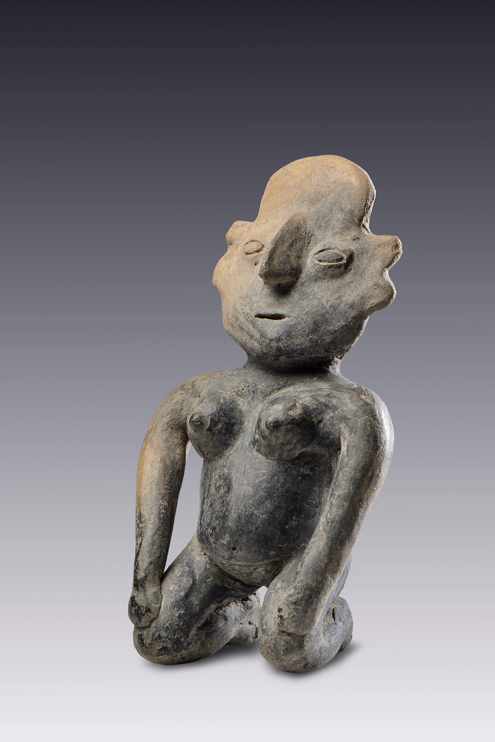Mujer con modificación cefálica | El México antiguo. Salas de Arte Prehispánico | Museo Amparo, Puebla