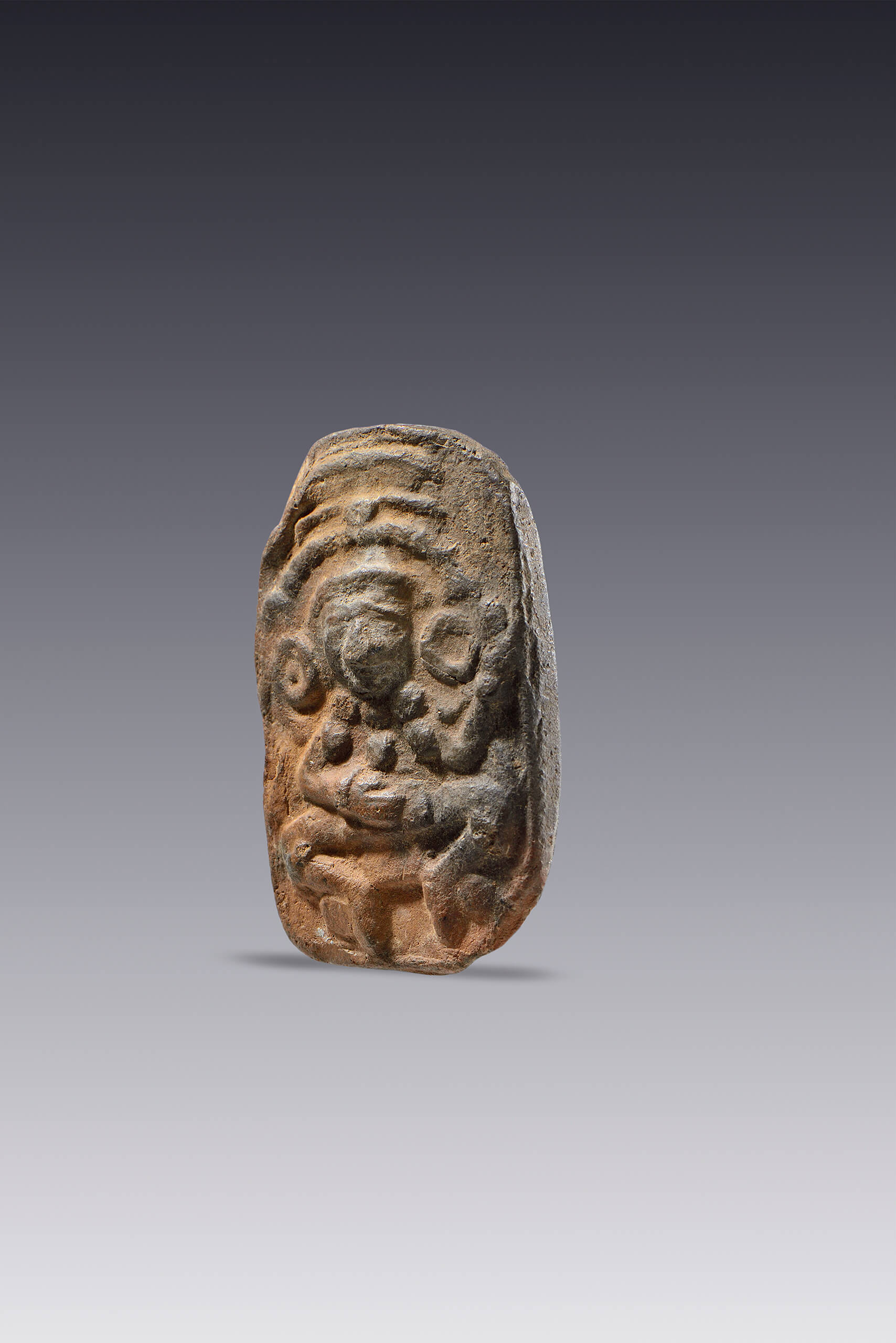 Sello para molde de figura antropomorfa | El México antiguo. Salas de Arte Prehispánico | Museo Amparo, Puebla